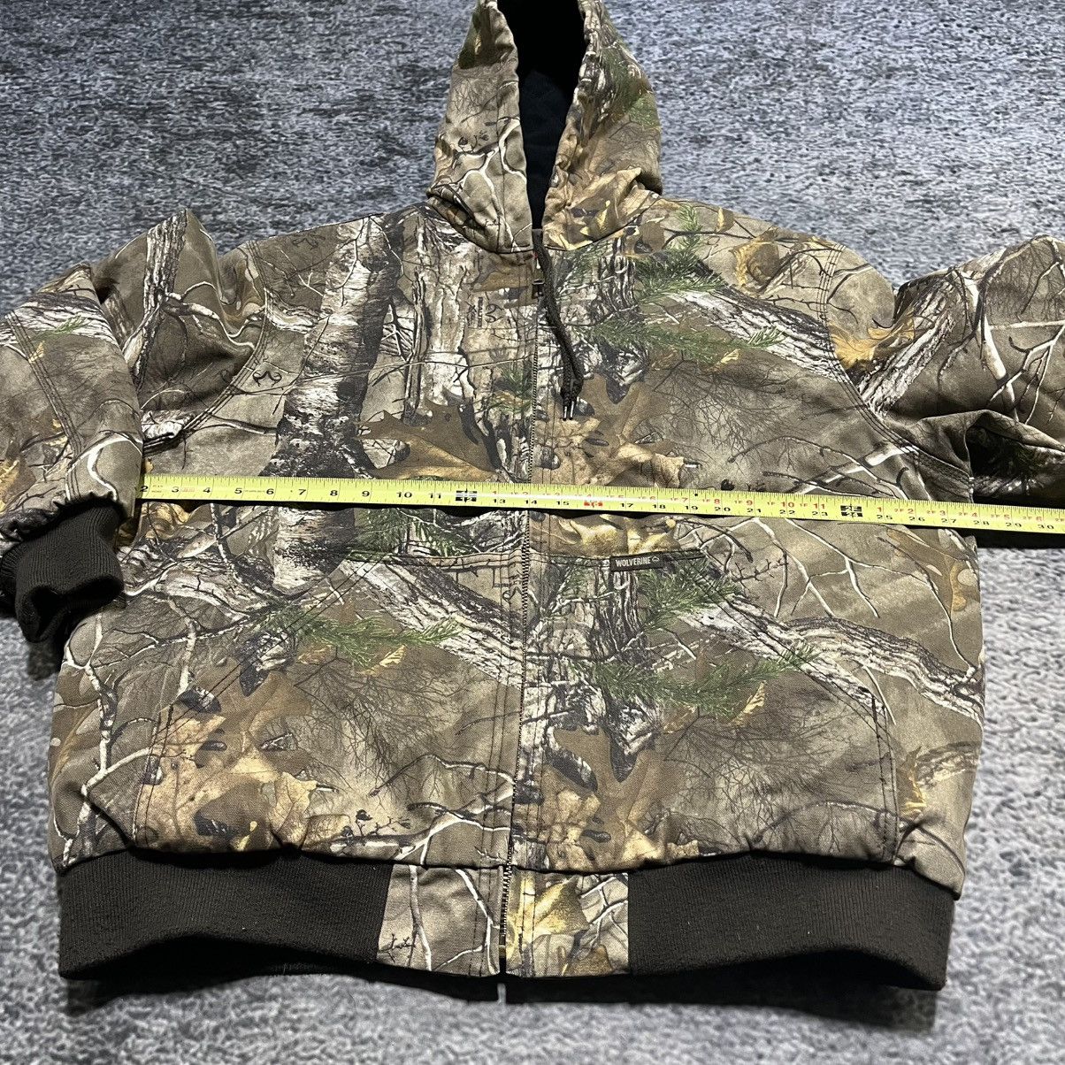 Realtree VINTAGE WOLVERINE CAMO WORKWEAR SKATER HOODED JACKET SIZE XL Size US XL / EU 56 / 4 - 8 Thumbnail