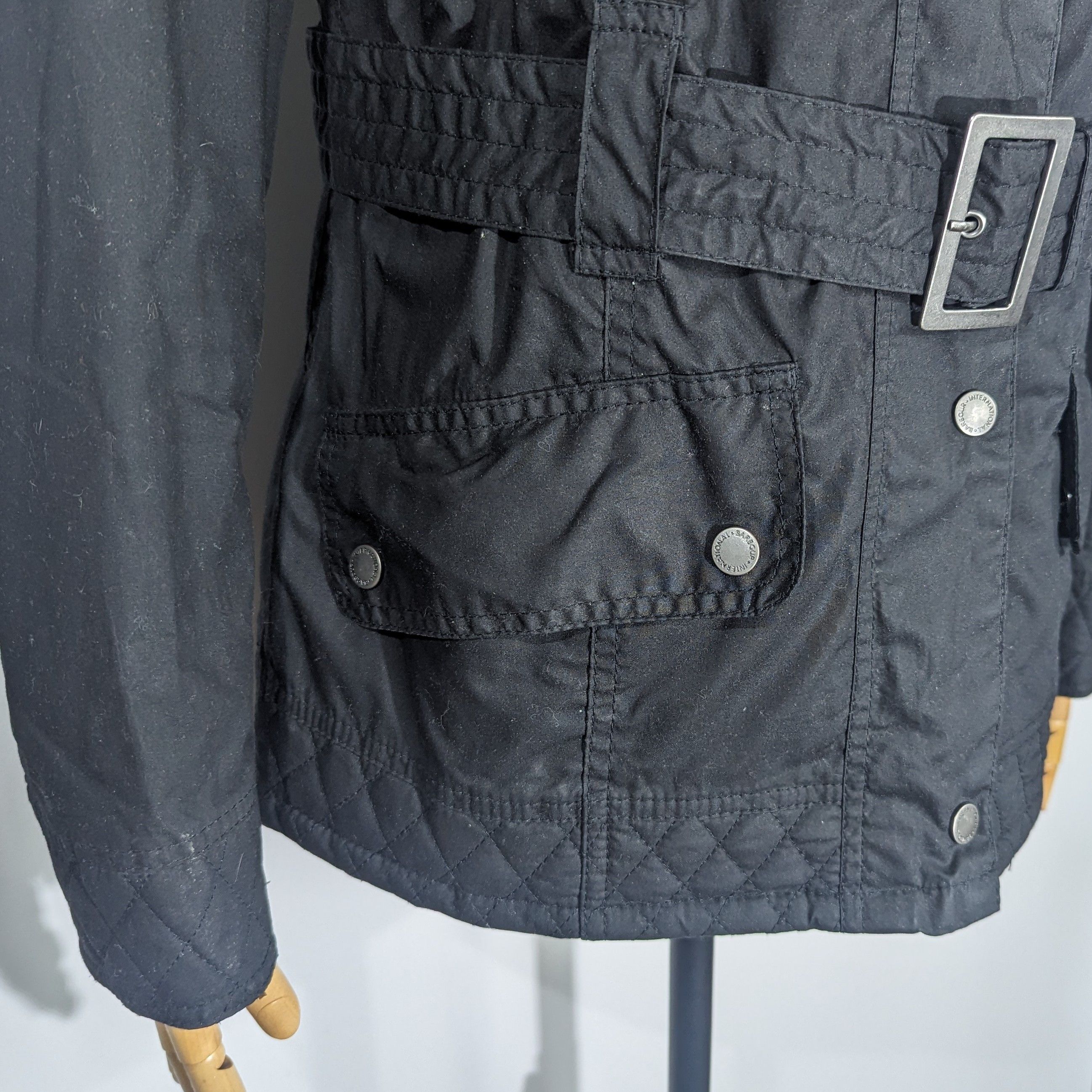Barbour Barbour Dera Wax International Jacket Motorcycle Clothing Size XL / US 12-14 / IT 48-50 - 7 Thumbnail