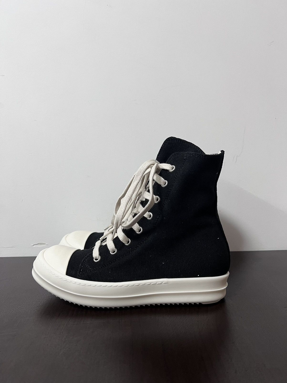 Rick Owens Drkshdw Rick owens drkshdw ramones high top sneakers sz 36.5 Size US 6.5 / IT 36.5 - 2 Thumbnail