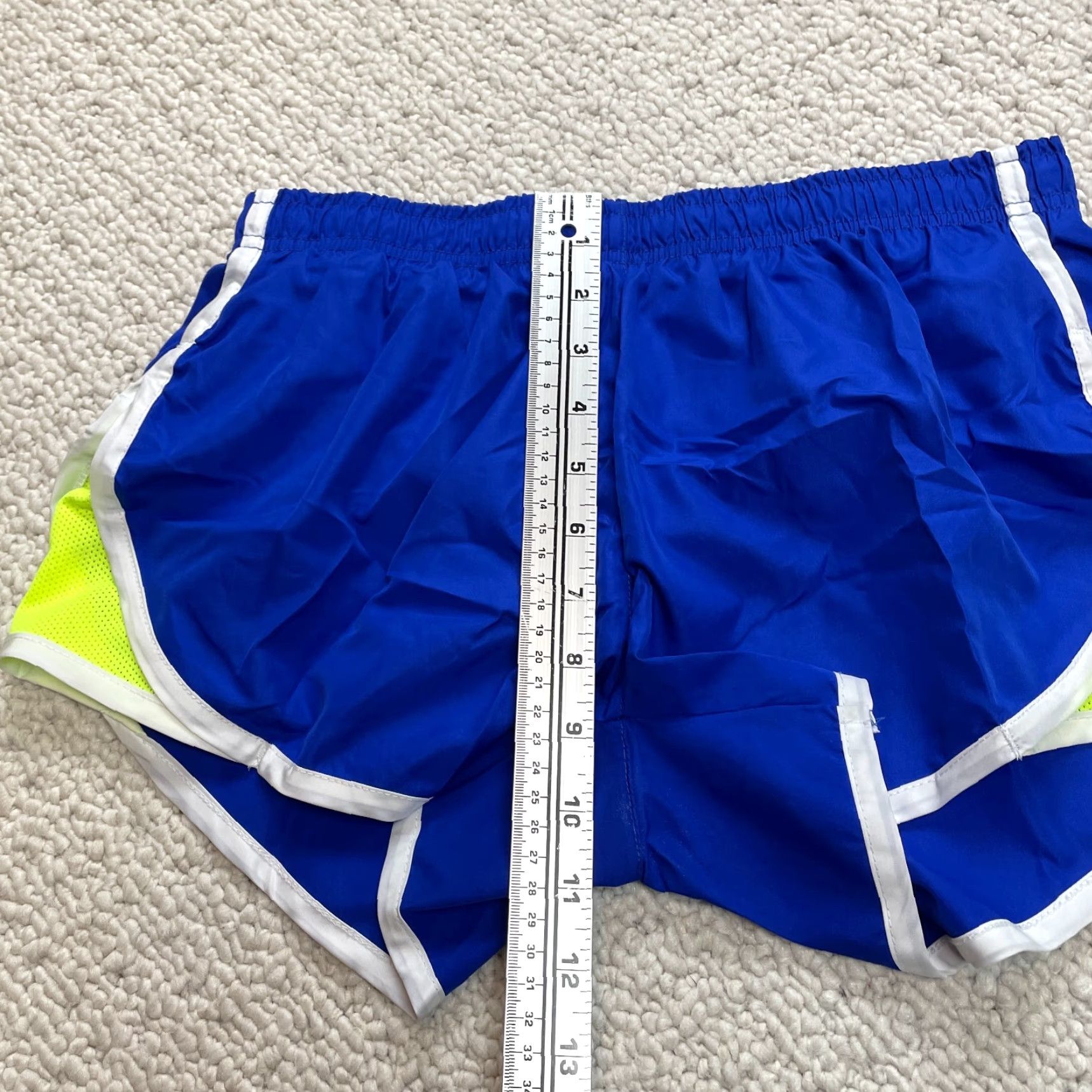 Vintage 90 Degree by Reflex Running Shorts Womens Small Blue Elastic Waist Lightweight Size 28" / US 6 / IT 42 - 4 Thumbnail