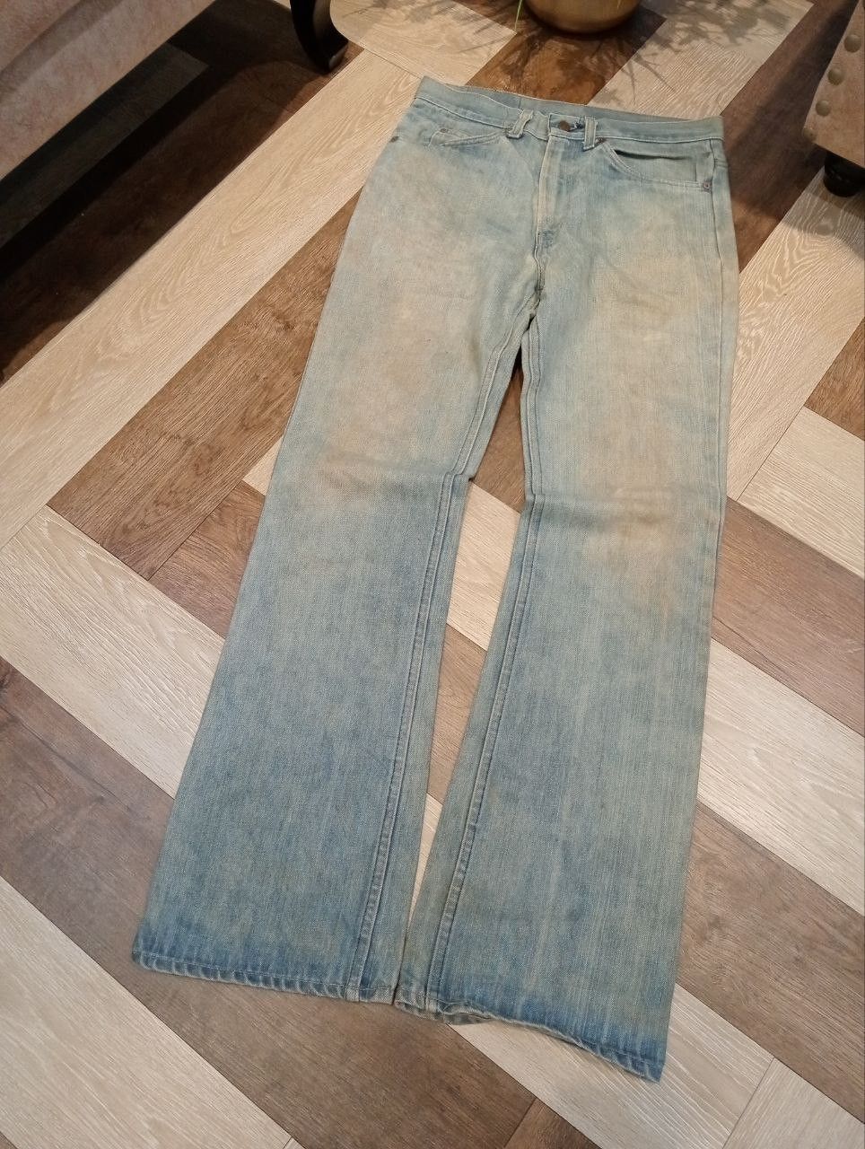 Levi's LEVI'S VINTAGE 517-0917 TOP #8 ORANGE TAB FLARED DENIM Size US 32 / EU 48 - 2 Thumbnail