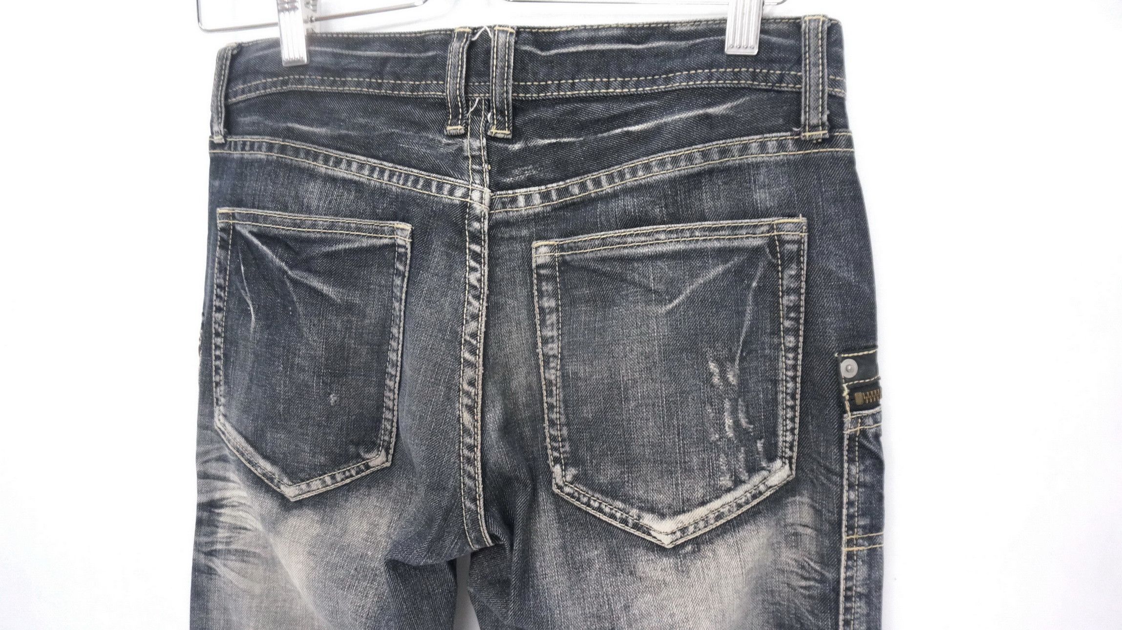 Japanese Brand Michel Klein Homme Paris Black Vintage Jeans Size US 30 / EU 46 - 5 Thumbnail