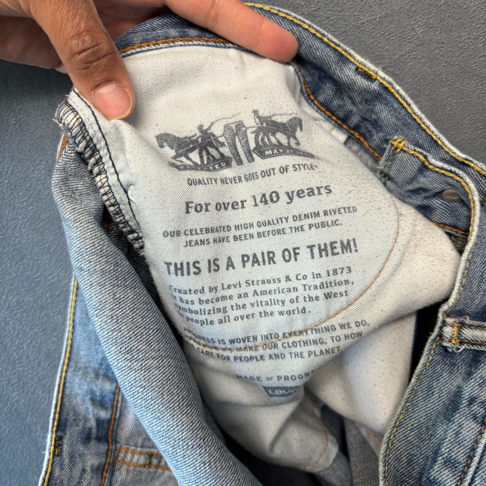 Levi's Thrashed Levi's 550 34x30 Paint Marks Skater Grunge Casual Size US 34 / EU 50 - 12 Thumbnail