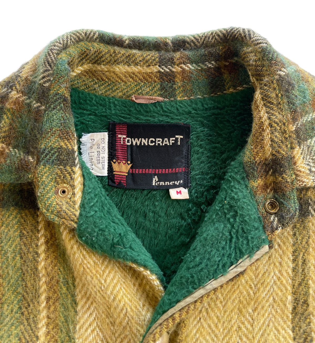 JCPenney 1960s Towncraft Tartan Wool Blend Jacket Size US M / EU 48-50 / 2 - 9 Thumbnail