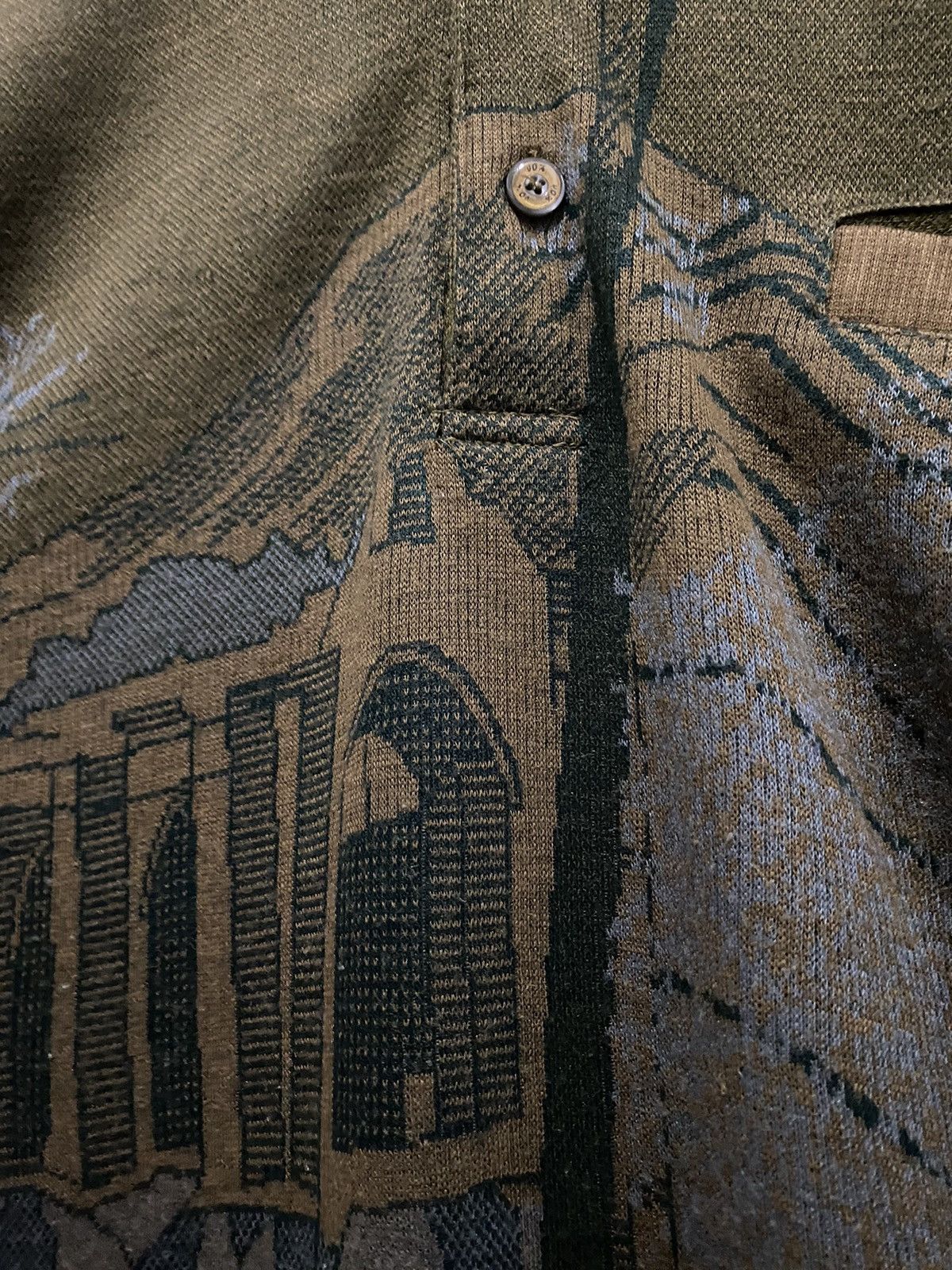 Polo Ralph Lauren Japan JOX Wool Knitwear Mountain Art Inspired Polo RL Size US M / EU 48-50 / 2 - 4 Thumbnail