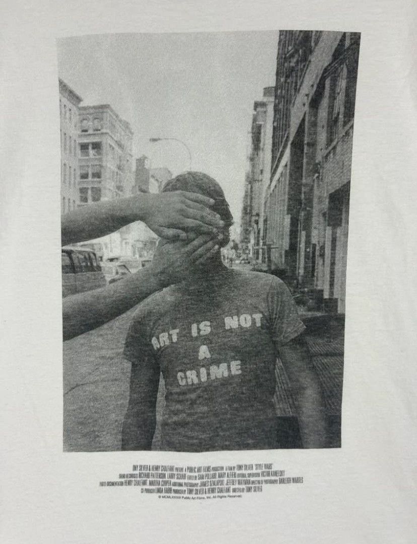 Rap Tees × Vintage Vintage Style Wars Graffiti Hip Hop Culture Documentary NY Size US M / EU 48-50 / 2 - 5 Thumbnail