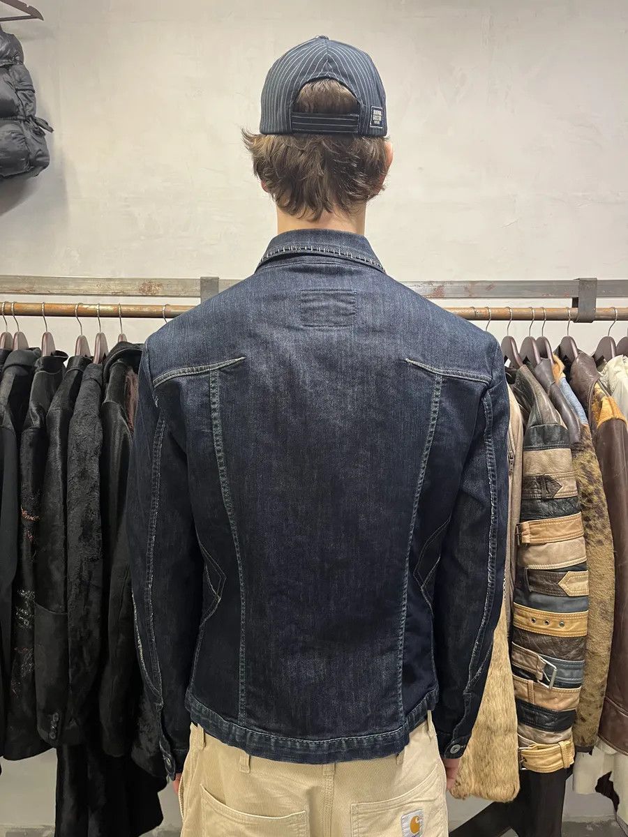 Marithe + Francois Girbaud AW2007 Marithé + François Girbaud Patch Brut Denim Jacket Size US M / EU 48-50 / 2 - 4 Thumbnail