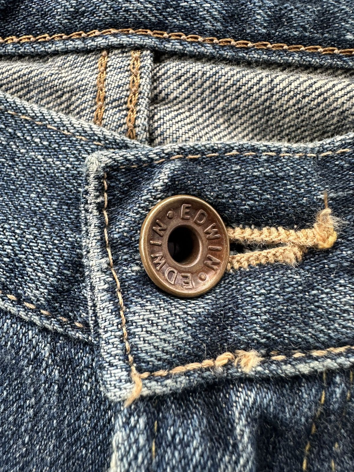Edwin Vintage Edwin 505zx Orange Tag Selvedge Size 30 D102 Size US 30 / EU 46 - 9 Thumbnail