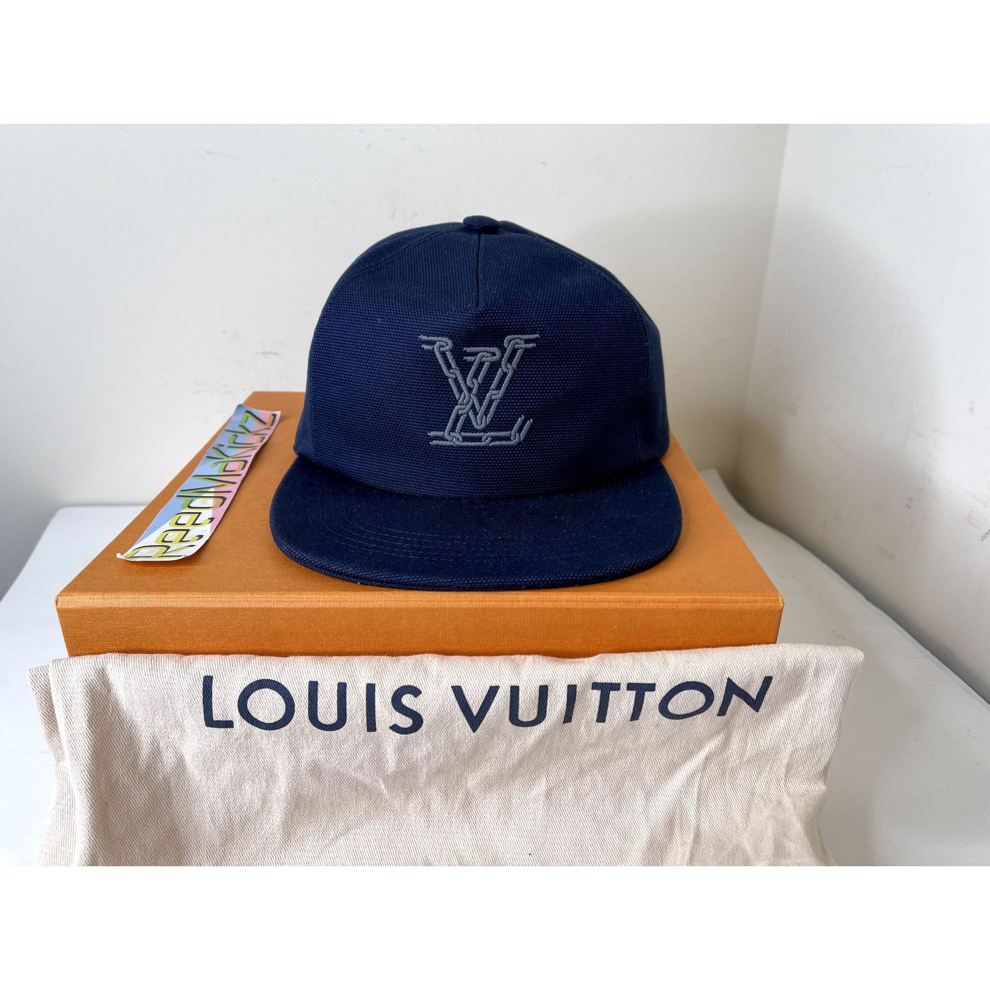 Louis Vuitton Louis Vuitton Chain Cap Embroidery Casquette  display picture 3
