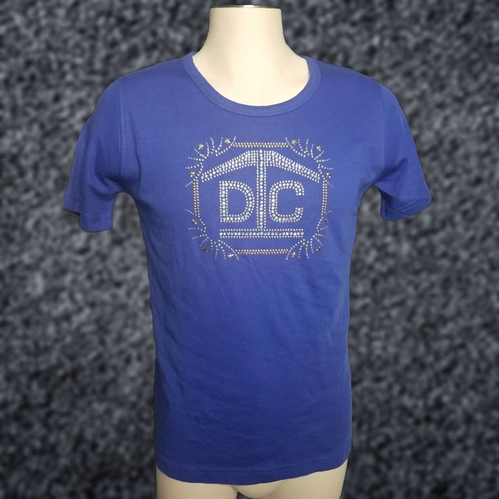 Vintage Womens Isaac's Design Washington DC Travel T Shirt Rhinestone Embellishments Size M / US 6-8 / IT 42-44 - 1 Thumbnail