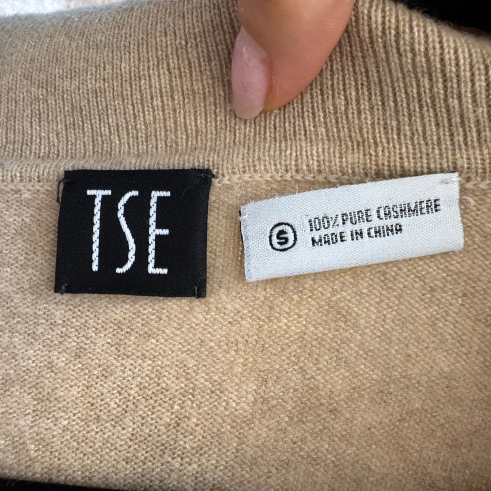 Tse TSE Men's Beige Cashmere Sweater Size US M / EU 48-50 / 2 - 3 Thumbnail