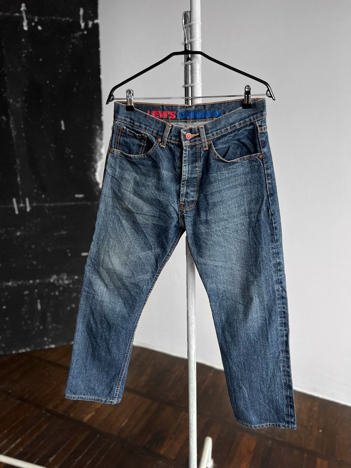 Levi's × Levi's Vintage Clothing × Vintage Levis 511 Vintage 80s 90s Blue Denim Straight Jeans Y2K USA Size US 30 / EU 46 - 1 Thumbnail