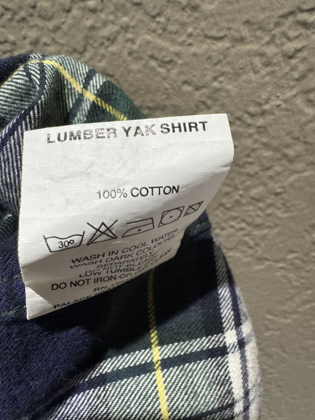 Palace Palace Lumberyak Flannel Green Navy Embridered Back Logo Med Size US M / EU 48-50 / 2 - 12 Thumbnail