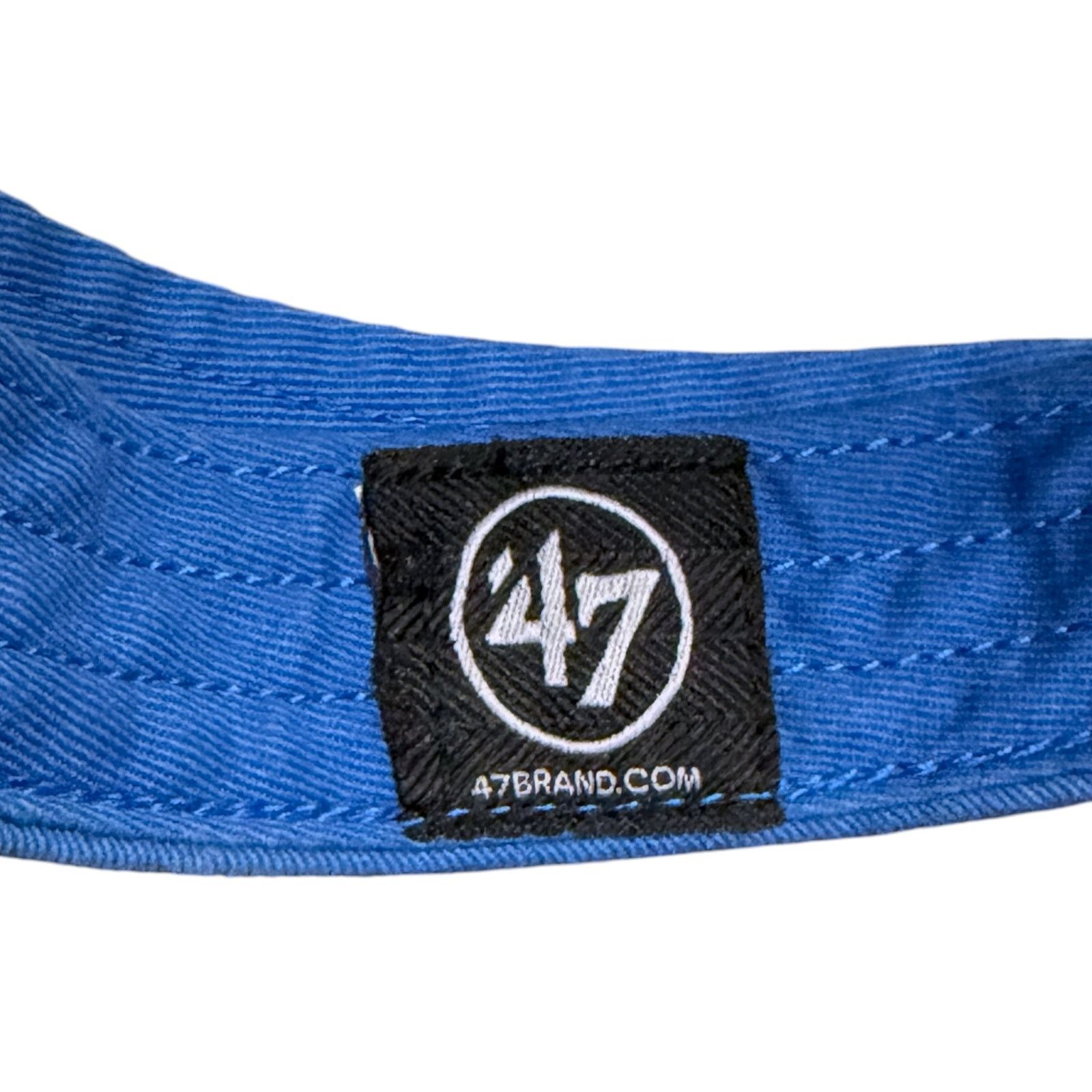 47 Brand UCLA Bruins '47 Clean Up Light Blue White Spellout Visor Size ONE SIZE - 7 Thumbnail