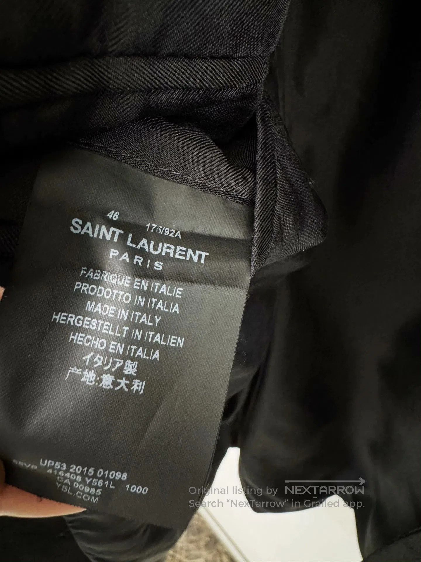 Saint Laurent Paris Saint Laurent Star Pattern Wool Blazer. Size US S / EU 44-46 / 1 - 5 Thumbnail