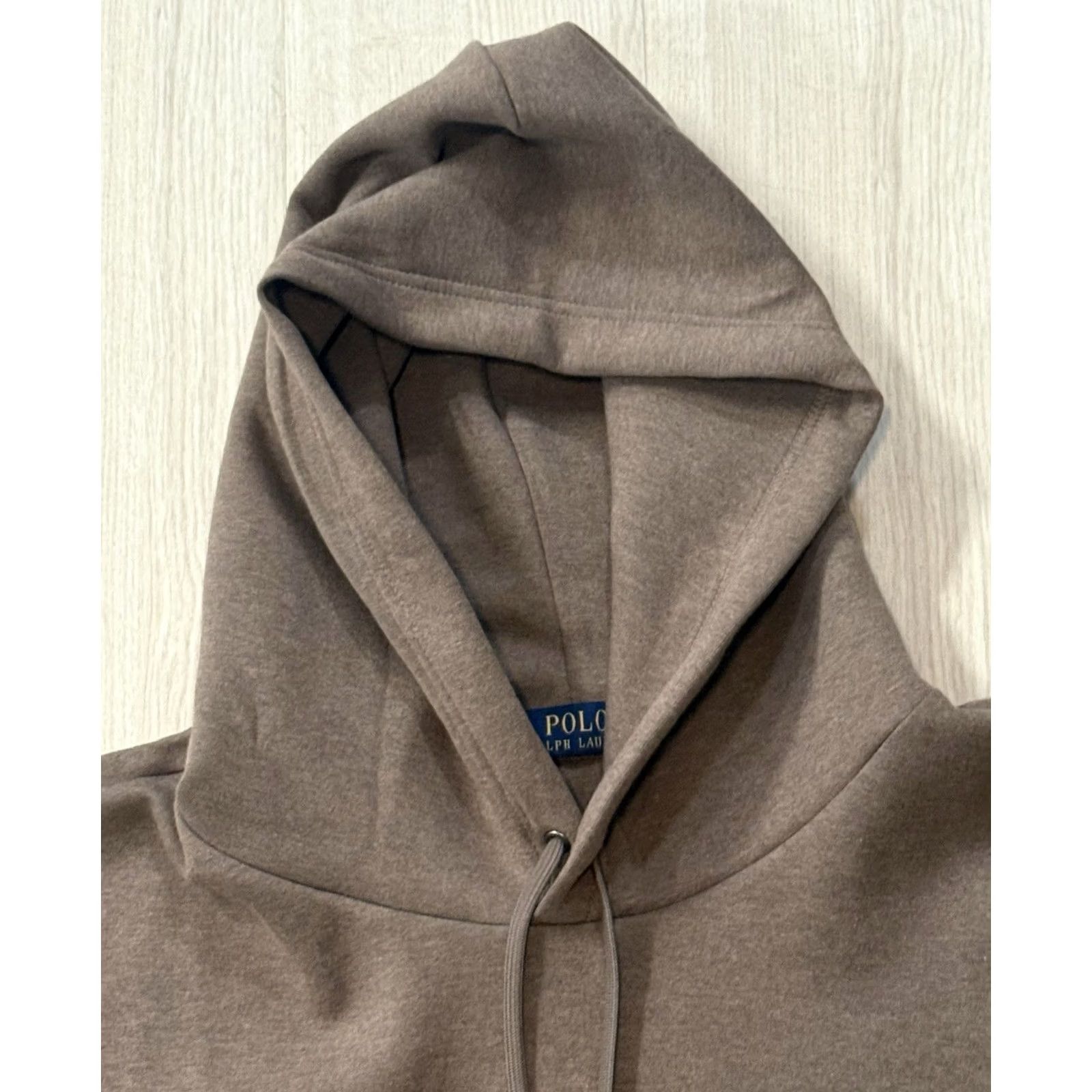 Polo Ralph Lauren Polo Ralph Lauren Hoodie XXL Branch Brown Logo Double-Knit NWT Weight Heavyweight Hooded Pockets Pullover Mens Size US XXL / EU 58 / 5 - 5 Thumbnail
