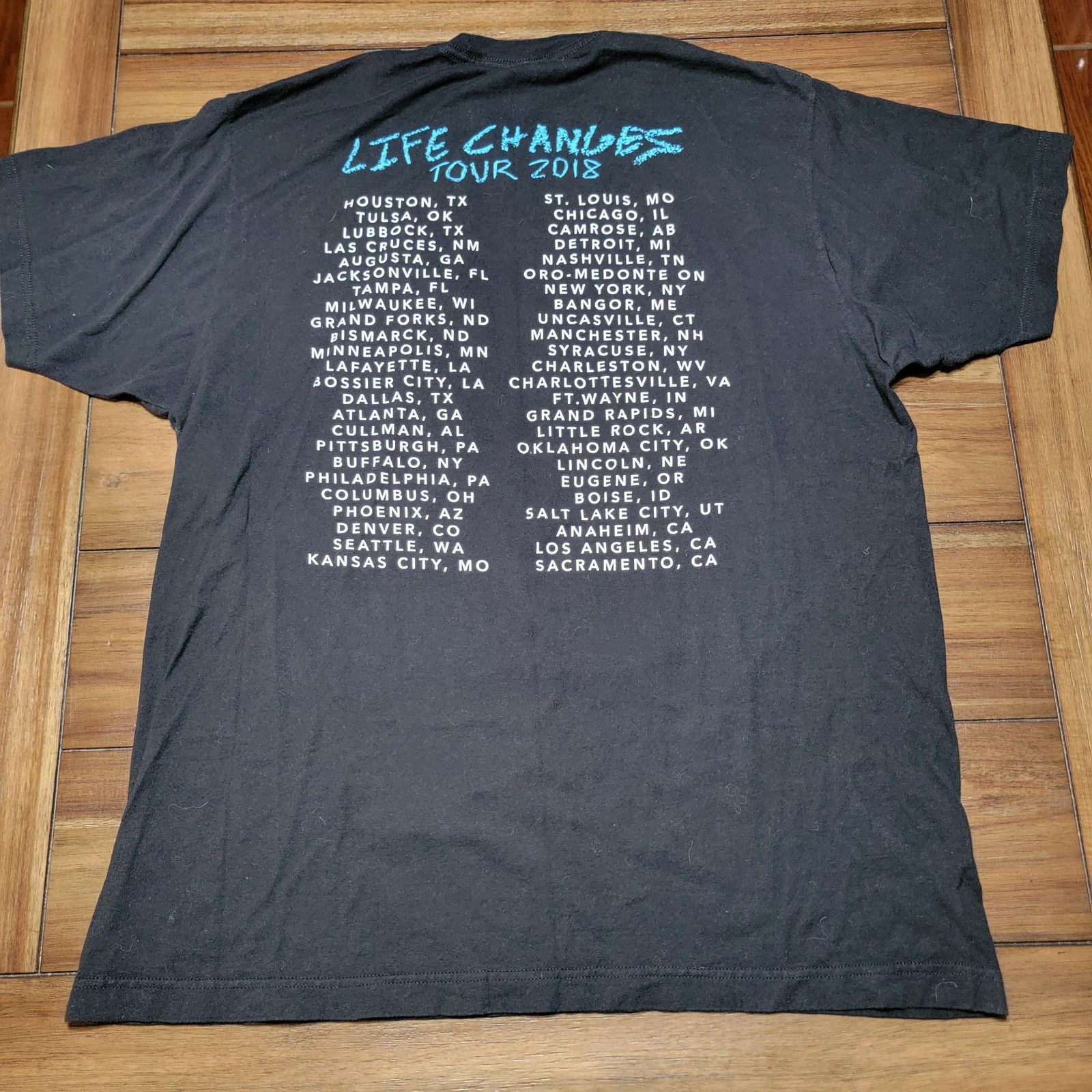 Other Thomas Rhett Unisex Tee "Life Changes Tour 2018" - Size XL Size XL / US 12-14 / IT 48-50 - 3 Thumbnail