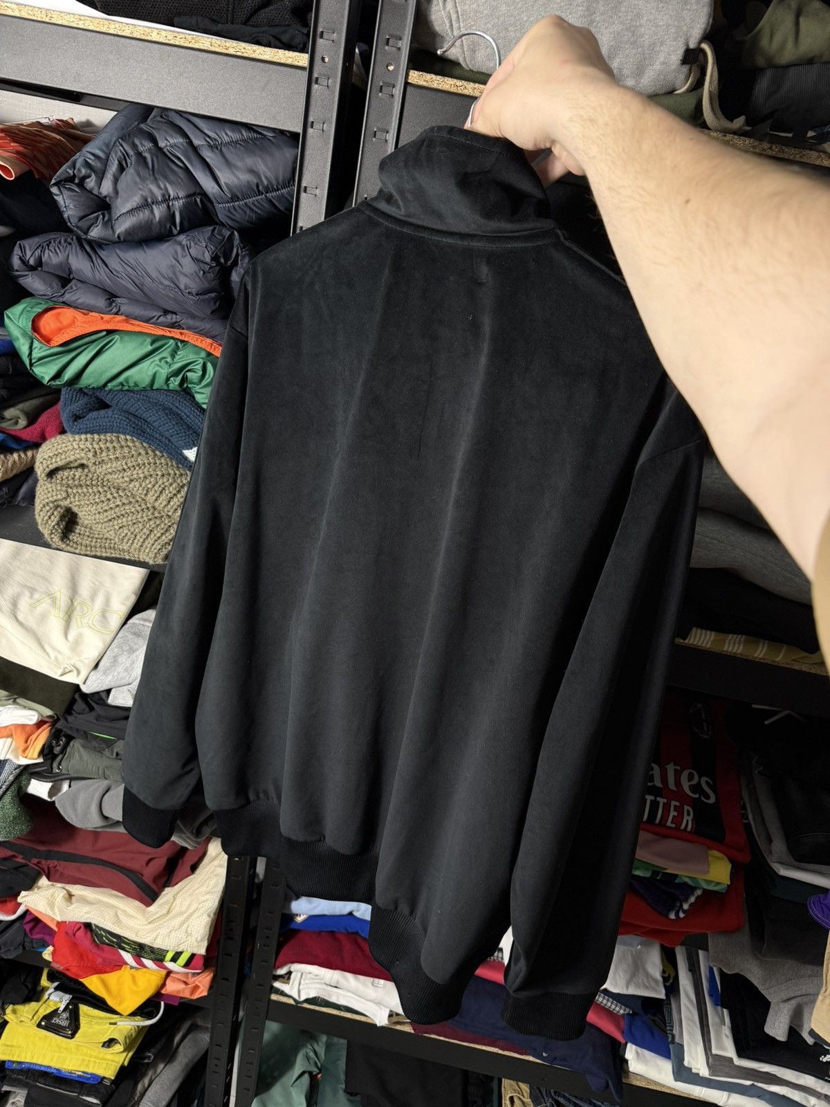 Adidas Adidas Luxe Velour Firebird Track Jacket Black Gold Zip L Size US L / EU 52-54 / 3 - 12 Thumbnail