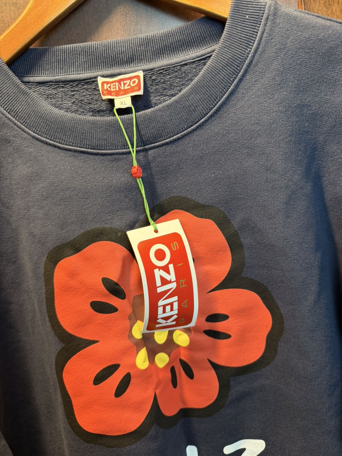 Kenzo Kenzo Boke Flower Crewneck Sweatshirt Size US XL / EU 56 / 4 - 5 Thumbnail