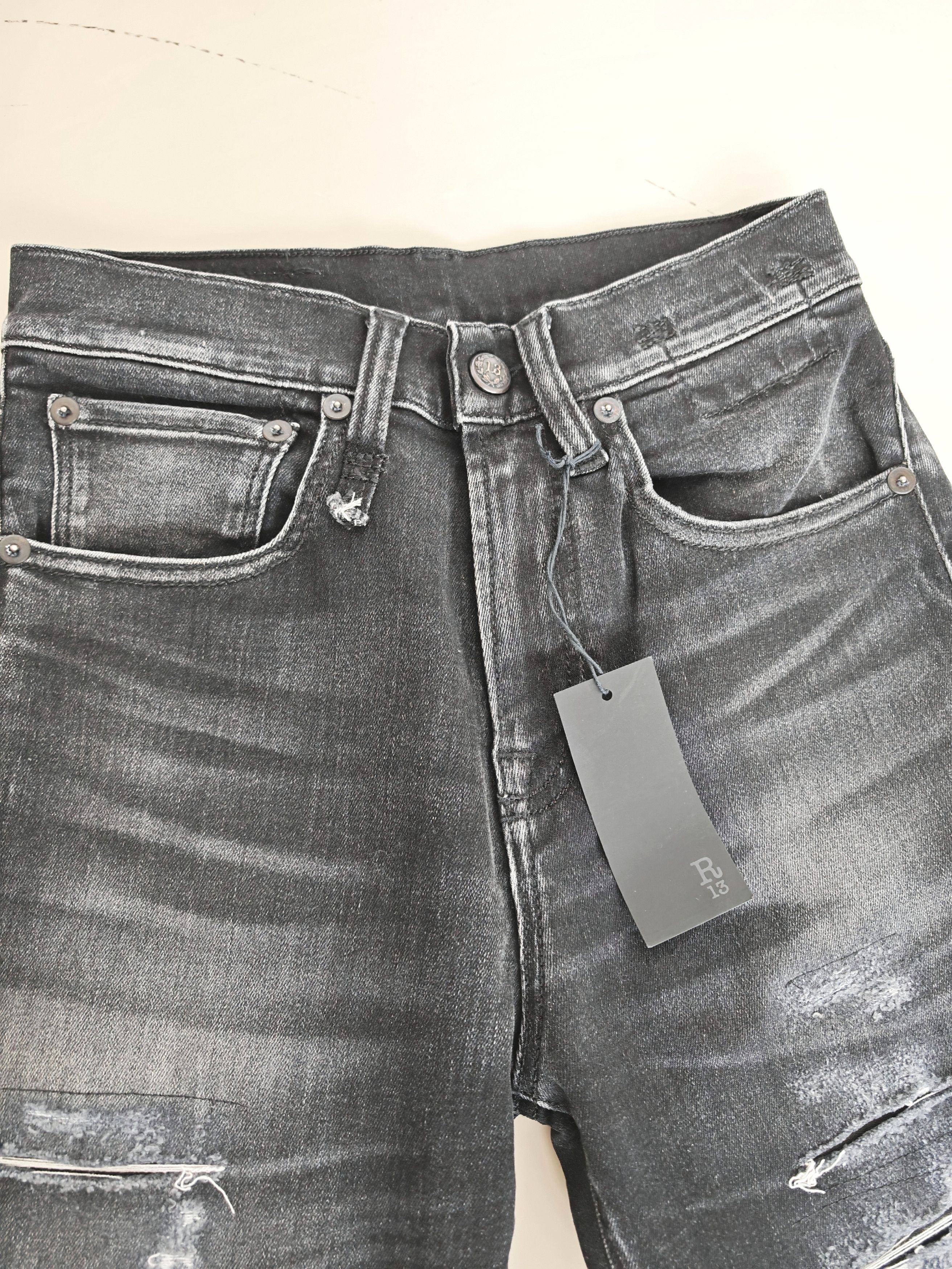 R13 R13 Skate Pant Distressed Jeans FW17 W28 – NWT – Free Shipp Size 28" / US 6 / IT 42 - 7 Thumbnail