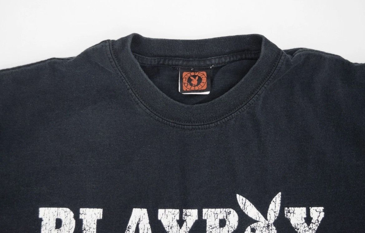 Playboy Playboy 90s tshirt mansion bouncer washed tee print Size US L / EU 52-54 / 3 - 3 Thumbnail