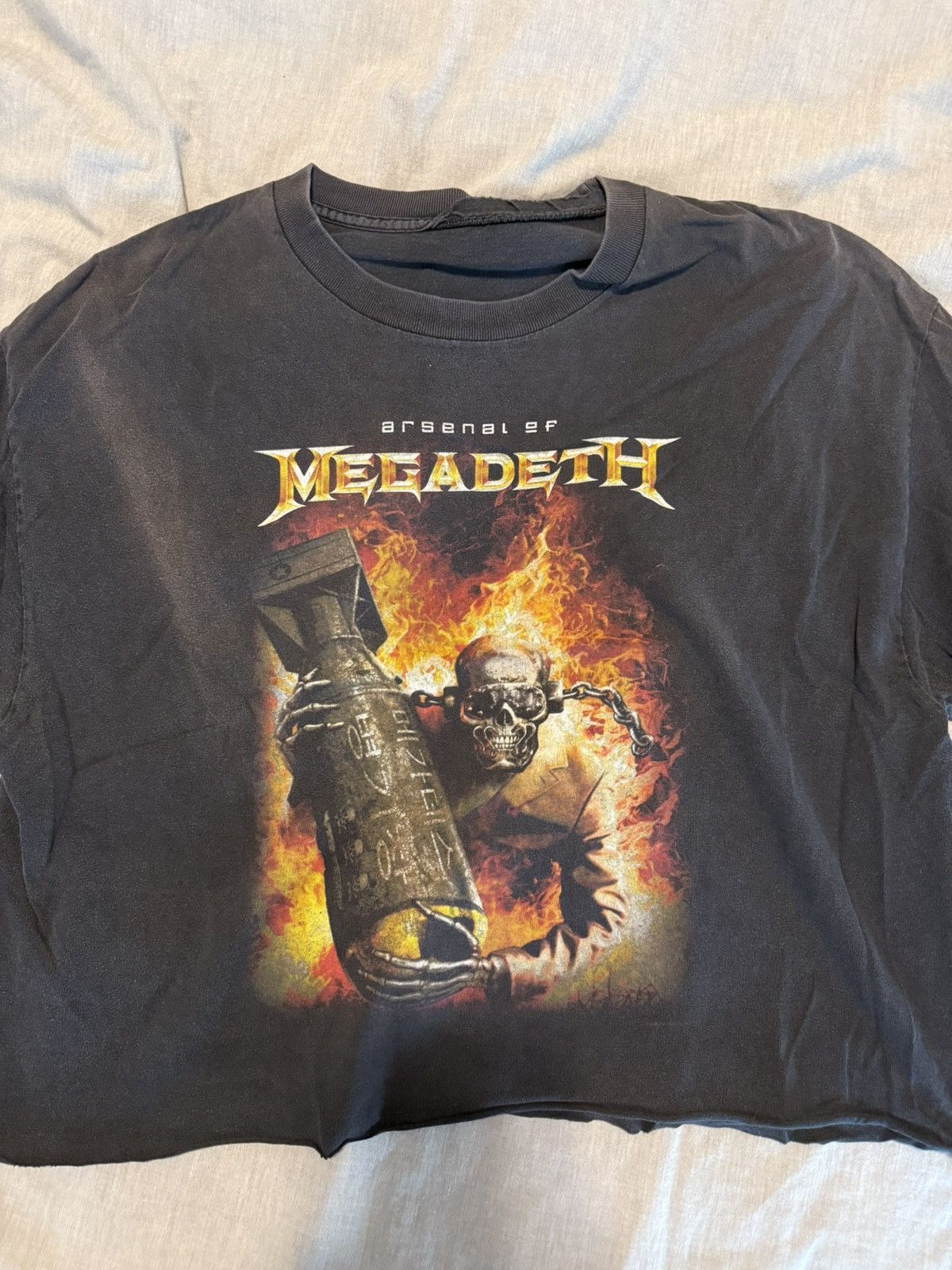 Vintage Vintage Megadeth cropped t shirt Size US S / EU 44-46 / 1 - 1 Preview