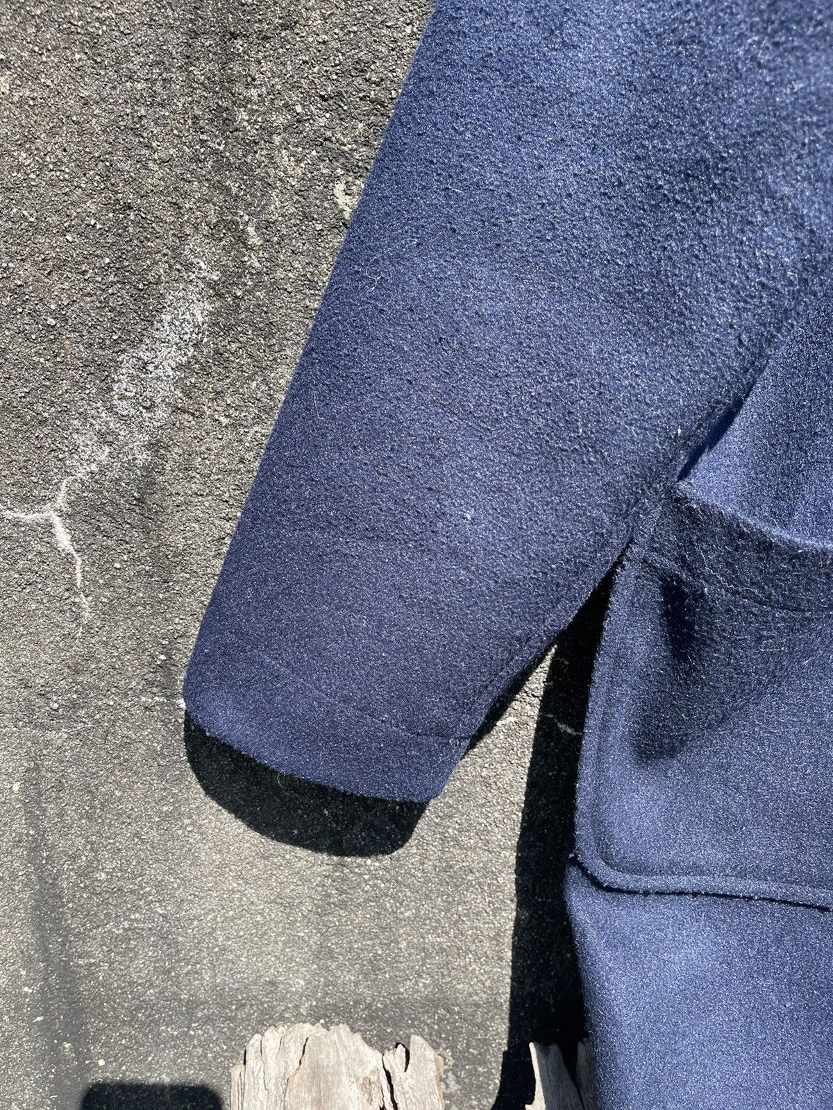 Japanese Brand Vintage Part2 by Junko Shimada Wool Hooded Coat – Navy (M) Size US M / EU 48-50 / 2 - 5 Thumbnail
