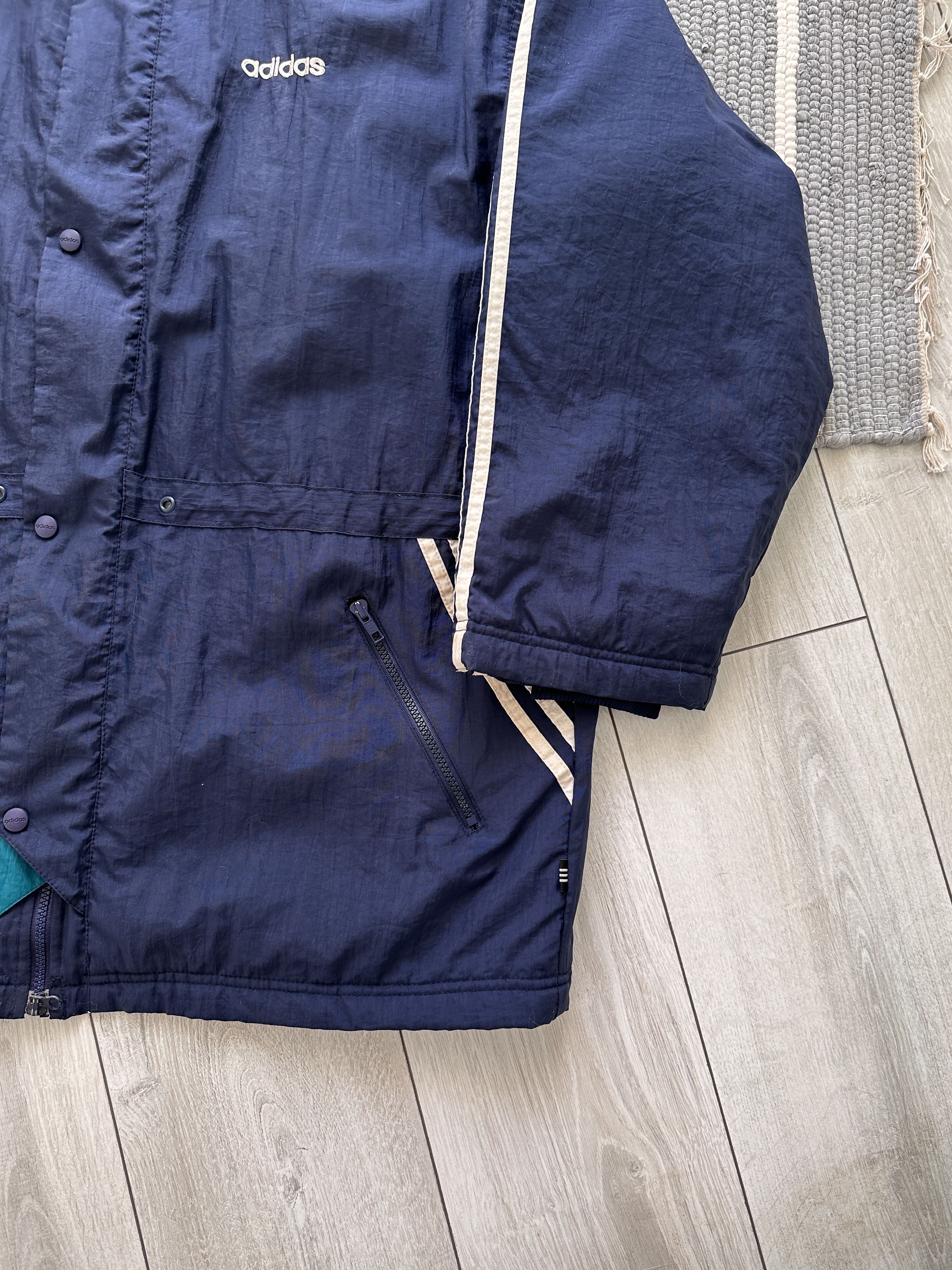 Adidas ADIDAS Vintage Windbreaker Coat Jacket Size US XL / EU 56 / 4 - 8 Thumbnail