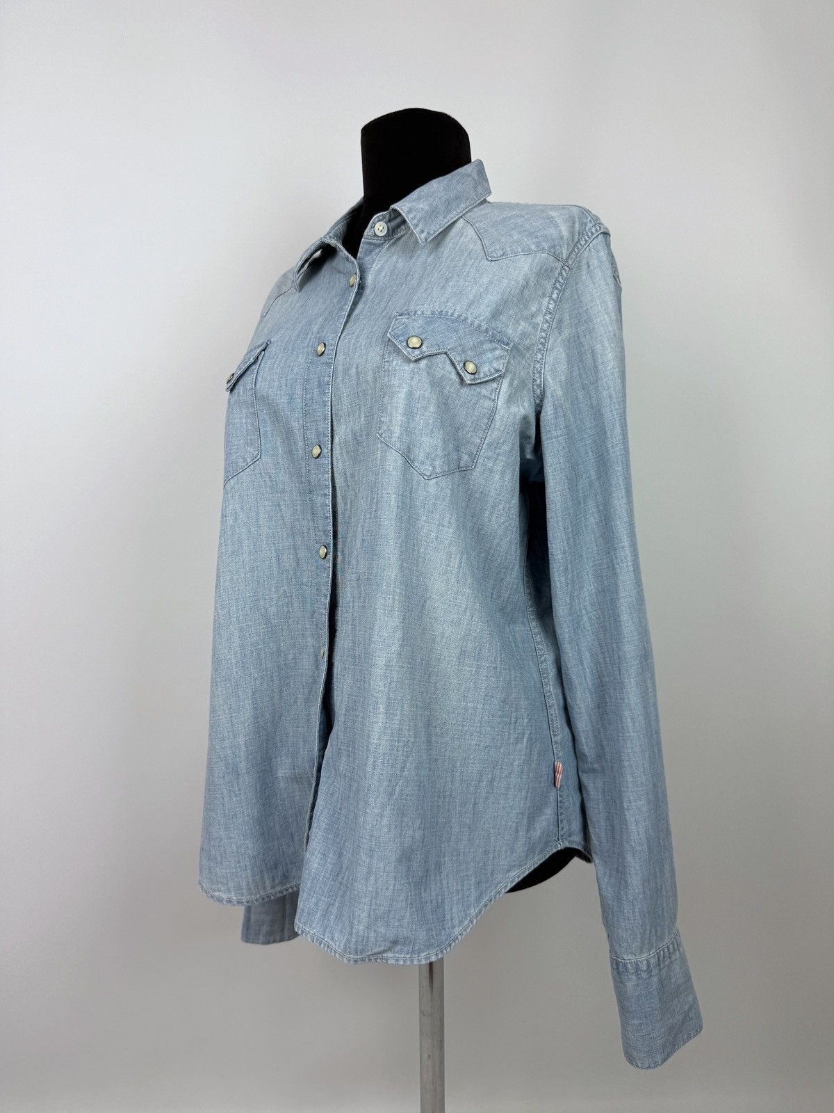 Polo Ralph Lauren Y2K Vintage Polo Jeans Denim Pearl Snap Western Shirt L/XL Size XL / US 12-14 / IT 48-50 - 1 Thumbnail