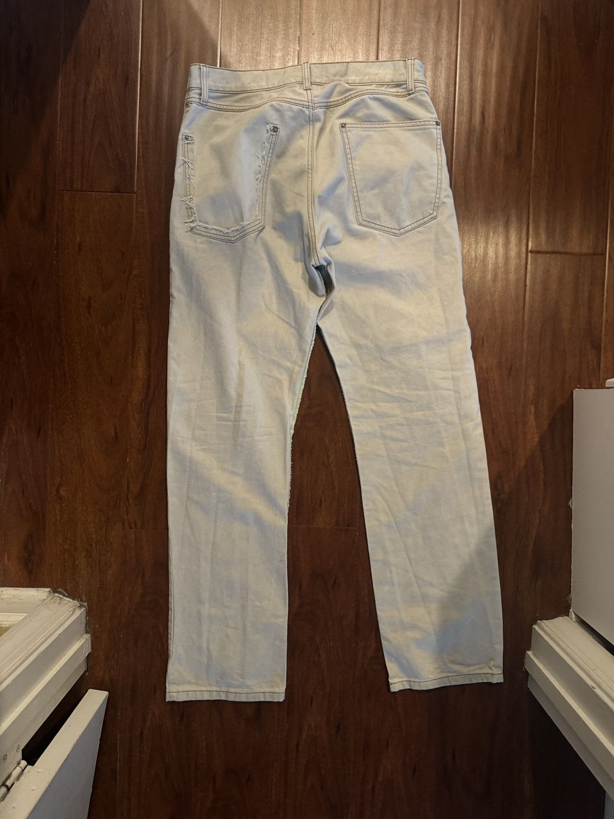 H&M × Heron Preston Heron Preston (H2) Gray Jeans Limited Edition Size US 32 / EU 48 - 3 Thumbnail
