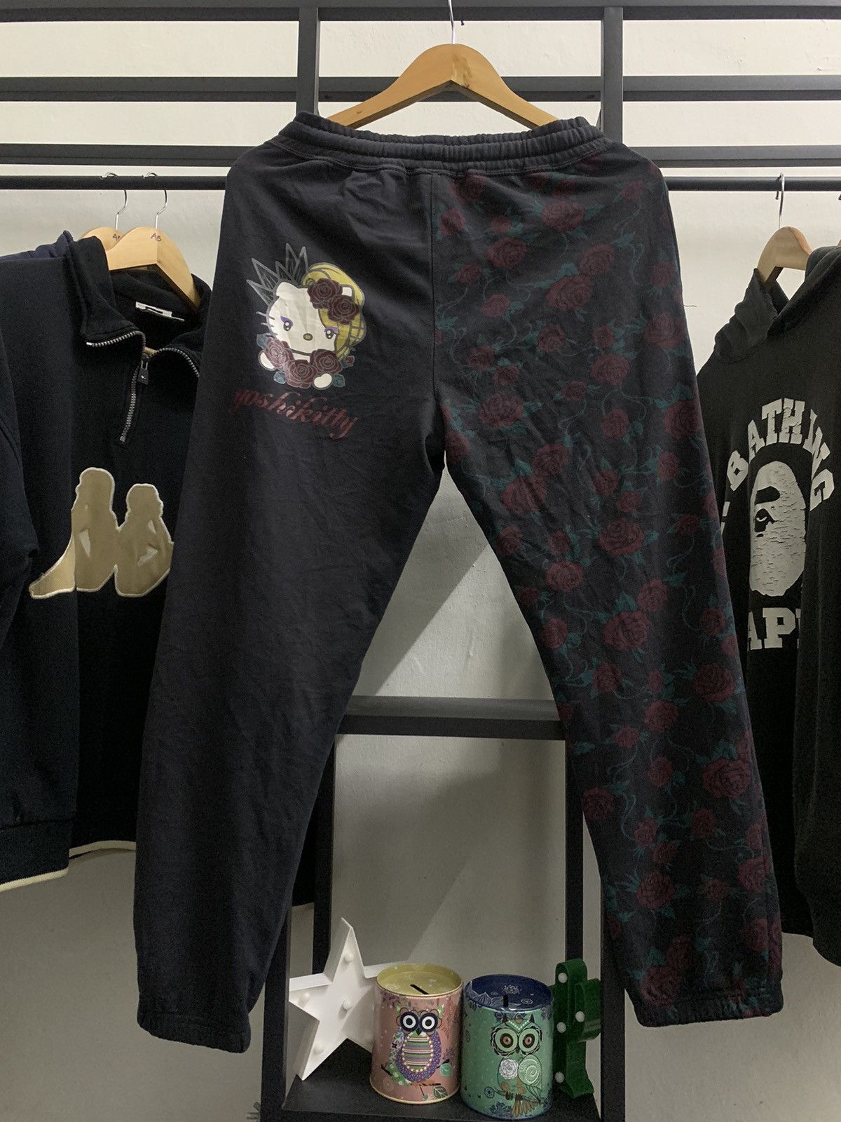 Japanese Brand × Vintage 🔥HOT🔥YOSHIKITTY SWEATPANT VERY RARE Size US 26 / EU 42 - 5 Thumbnail