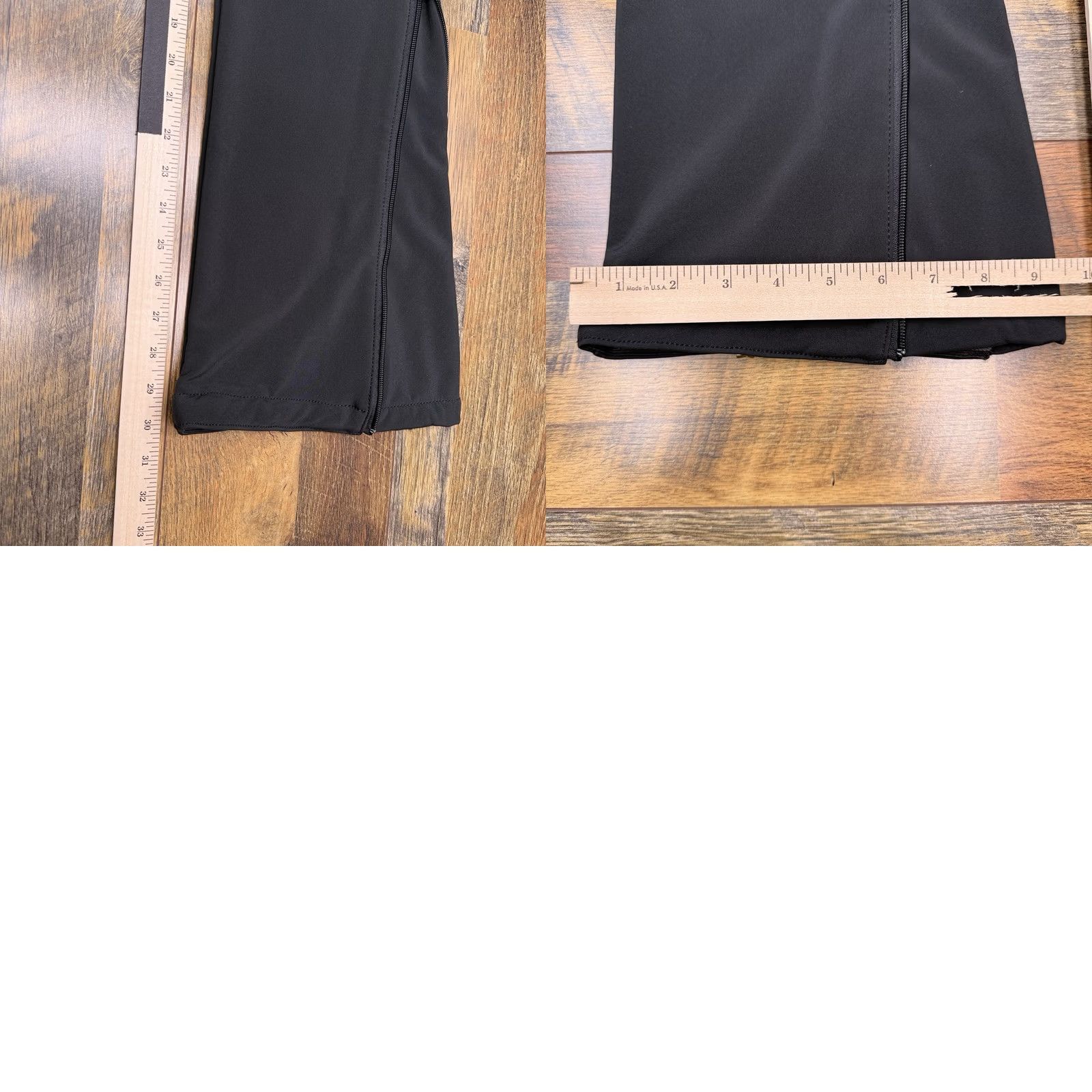Empyre Empyre Skyline Pants Womens XS Black Softshell Stretch Zip Logo Outdoor Hiking Casual Travel Winter Spring Fall Regular Ready Size 26" / US 2 / IT 38 - 9 Thumbnail