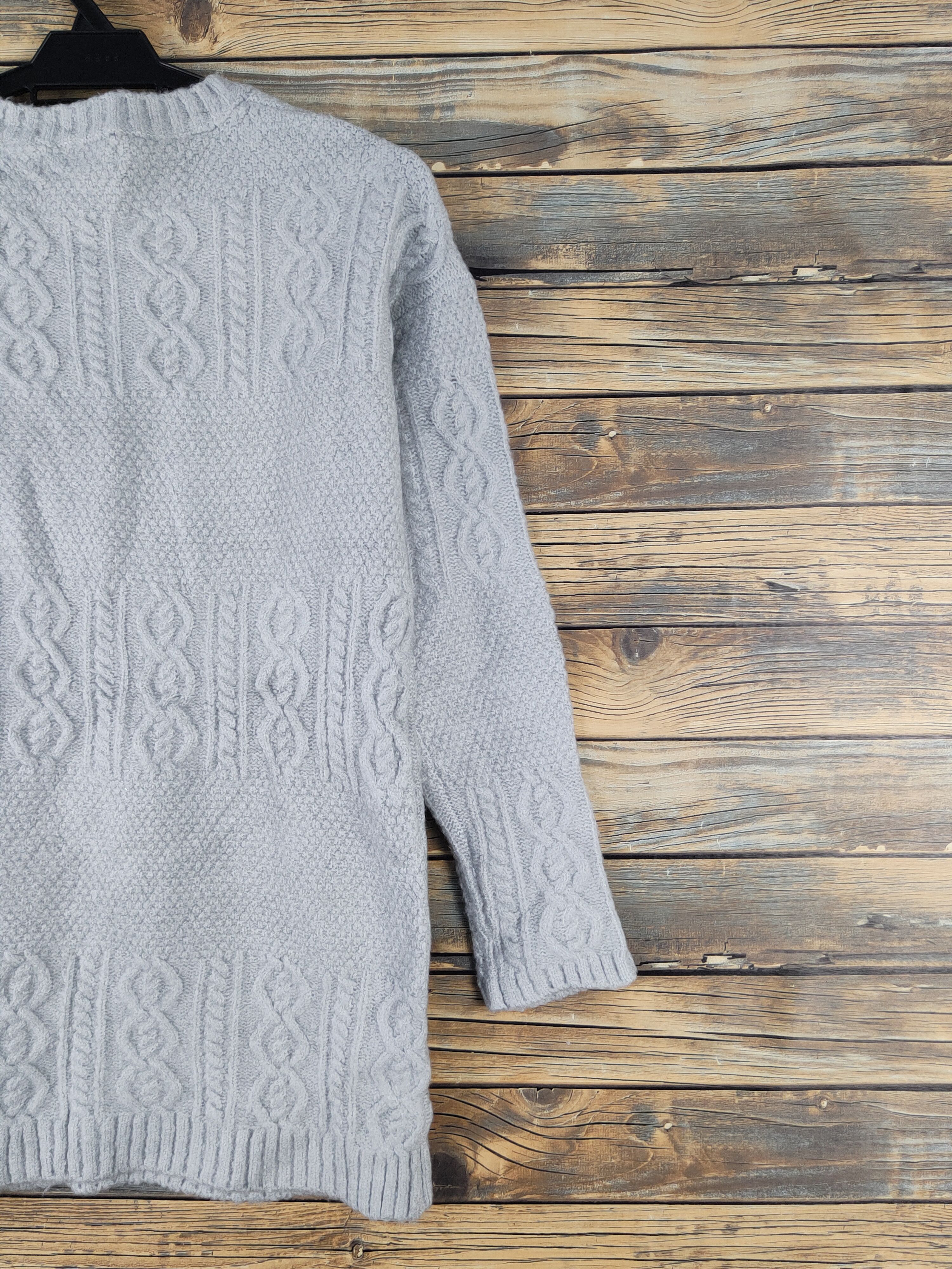 Aran Isles Knitwear × Japanese Brand × Vintage Cecil McBee Light Gray Knitwear Sweatshirts #W1683 Size M / US 6-8 / IT 42-44 - 9 Thumbnail