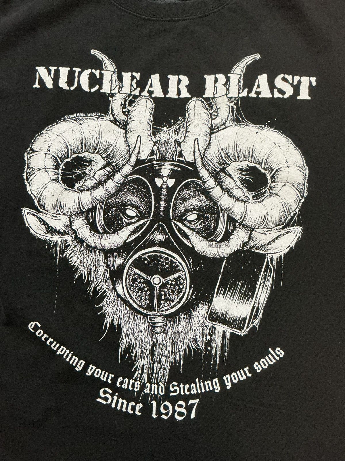 Band Tees Nuclear Blast Records Corrupting Ears Death Metal T-Shirt Size US M / EU 48-50 / 2 - 5 Thumbnail