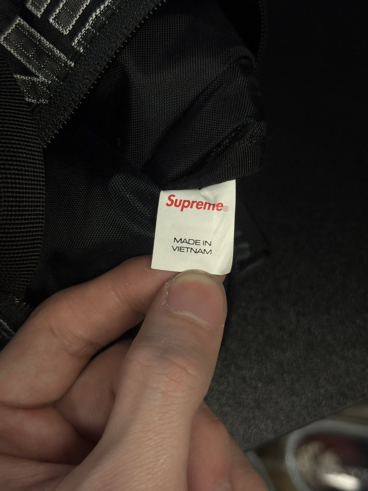Supreme Supreme FW21 Body Shoulder Bag Black White 🧼 Size ONE SIZE - 7 Thumbnail
