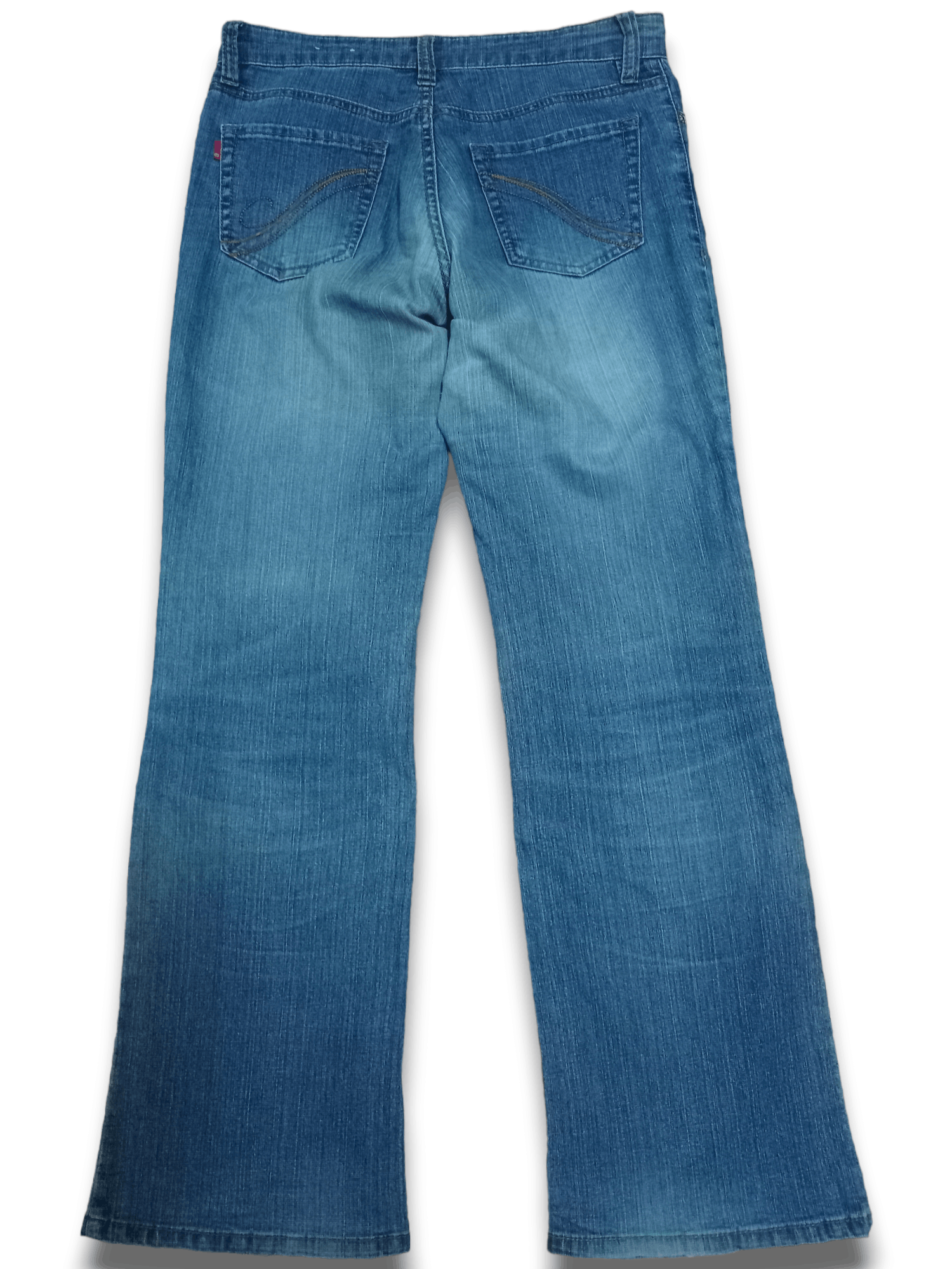 Japanese Brand SALES 🔥 Vintage Japanese Blue Wash Flares Distressed Denim Size US 30 / EU 46 - 2 Thumbnail