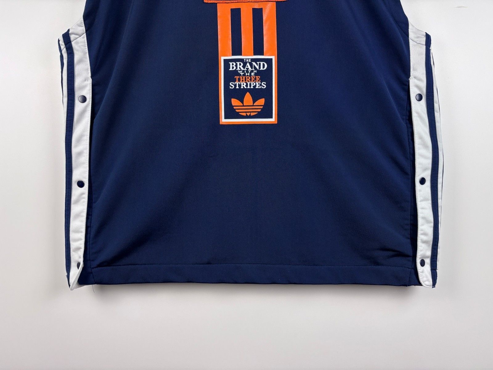 Adidas Vintage 90s Adidas 3 Stripes Track Vest Gilet Jacket Size L Size US L / EU 52-54 / 3 - 6 Thumbnail