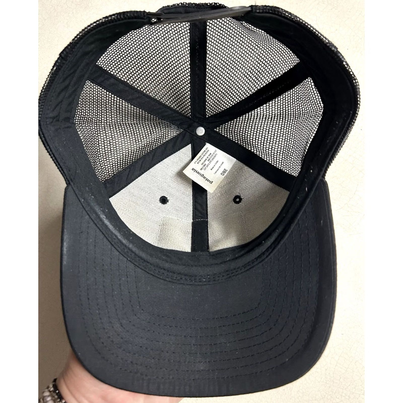 Patagonia VINTAGE Patagonia Snapback Hat Black Live Simply Hike Up Ski Down Mens Size ONE SIZE - 8 Thumbnail