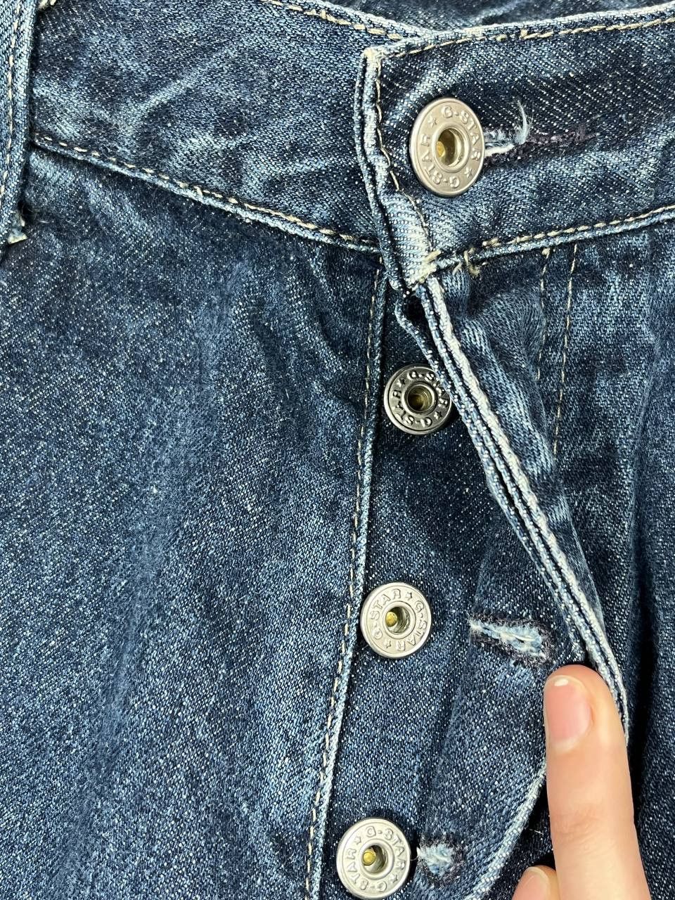 G-Star G-Star Raw Denim Elwood 5620 fit double knee blue jeans Size US 31 - 8 Thumbnail