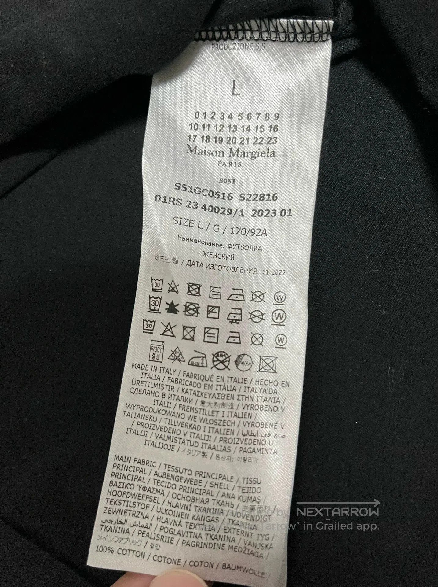 Maison Margiela maison margiela white short-sleeved tee. Size US L / EU 52-54 / 3 - 5 Thumbnail
