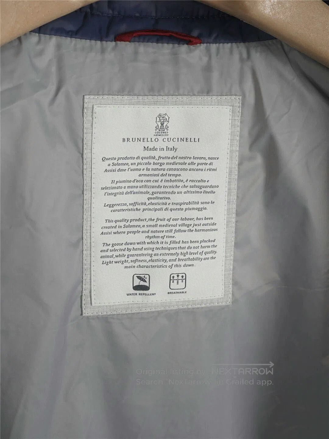 Brunello Cucinelli Brunello Cucinelli Men's Down Vest. Size US XL / EU 56 / 4 - 4 Thumbnail