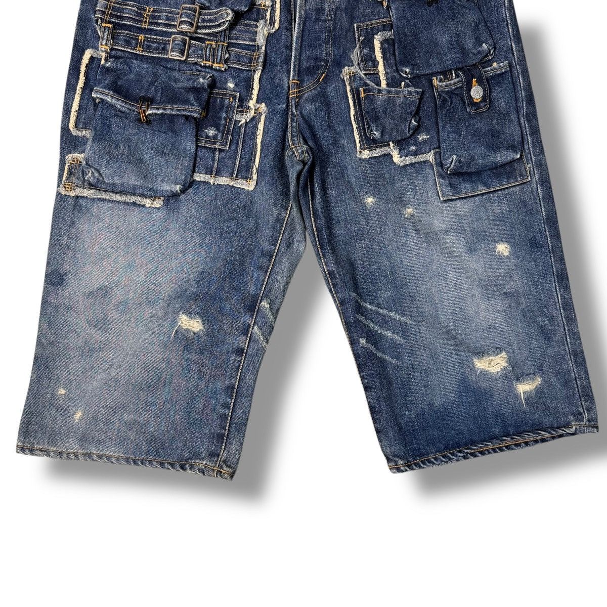 Issey Miyake Sunao Kuwahara Issey Miyake Multi Pocket Denim Short Size US 32 / EU 48 - 3 Thumbnail