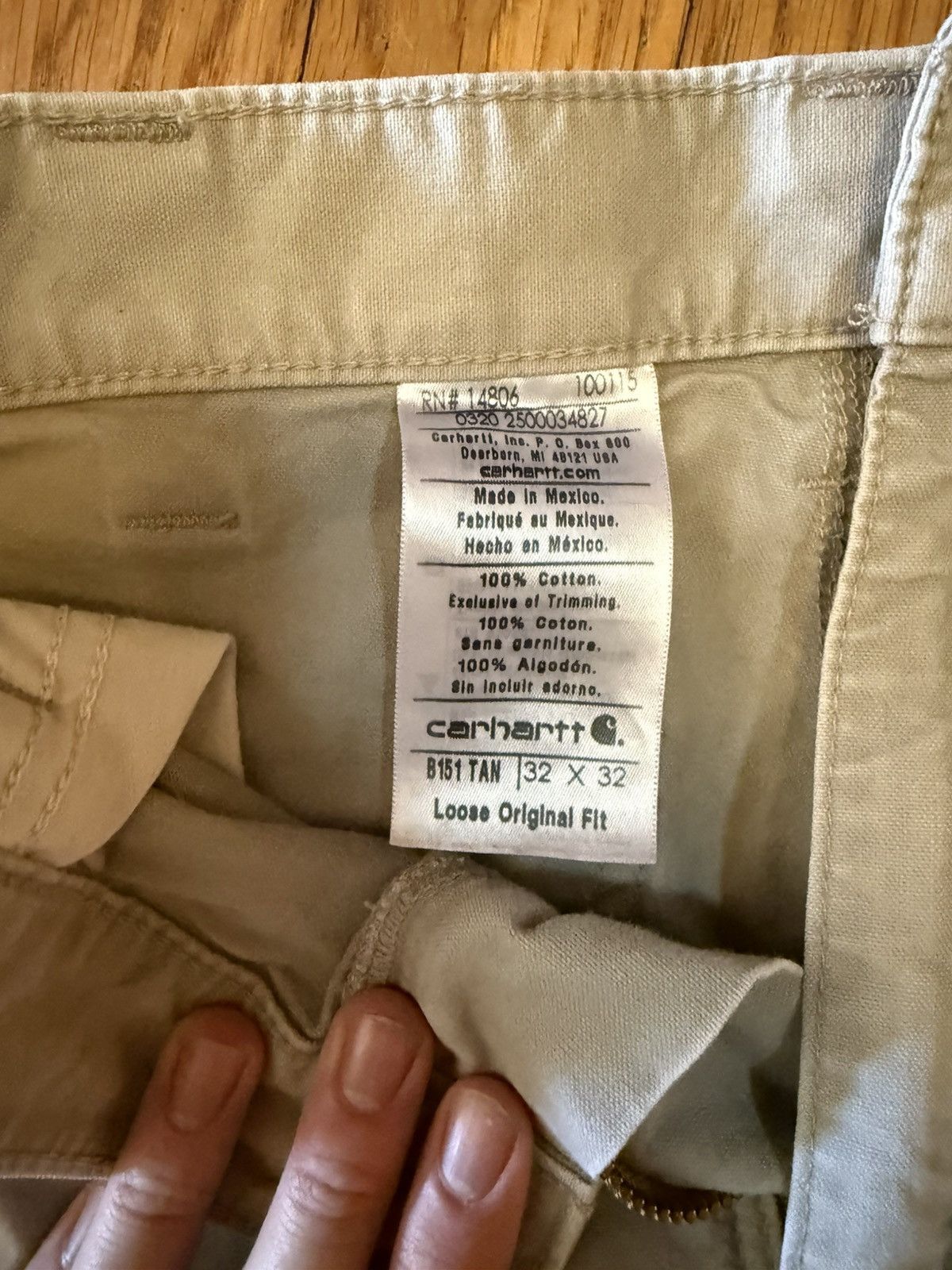Carhartt Beige Carhartt Carpenter Pants Size US 32 / EU 48 - 7 Thumbnail