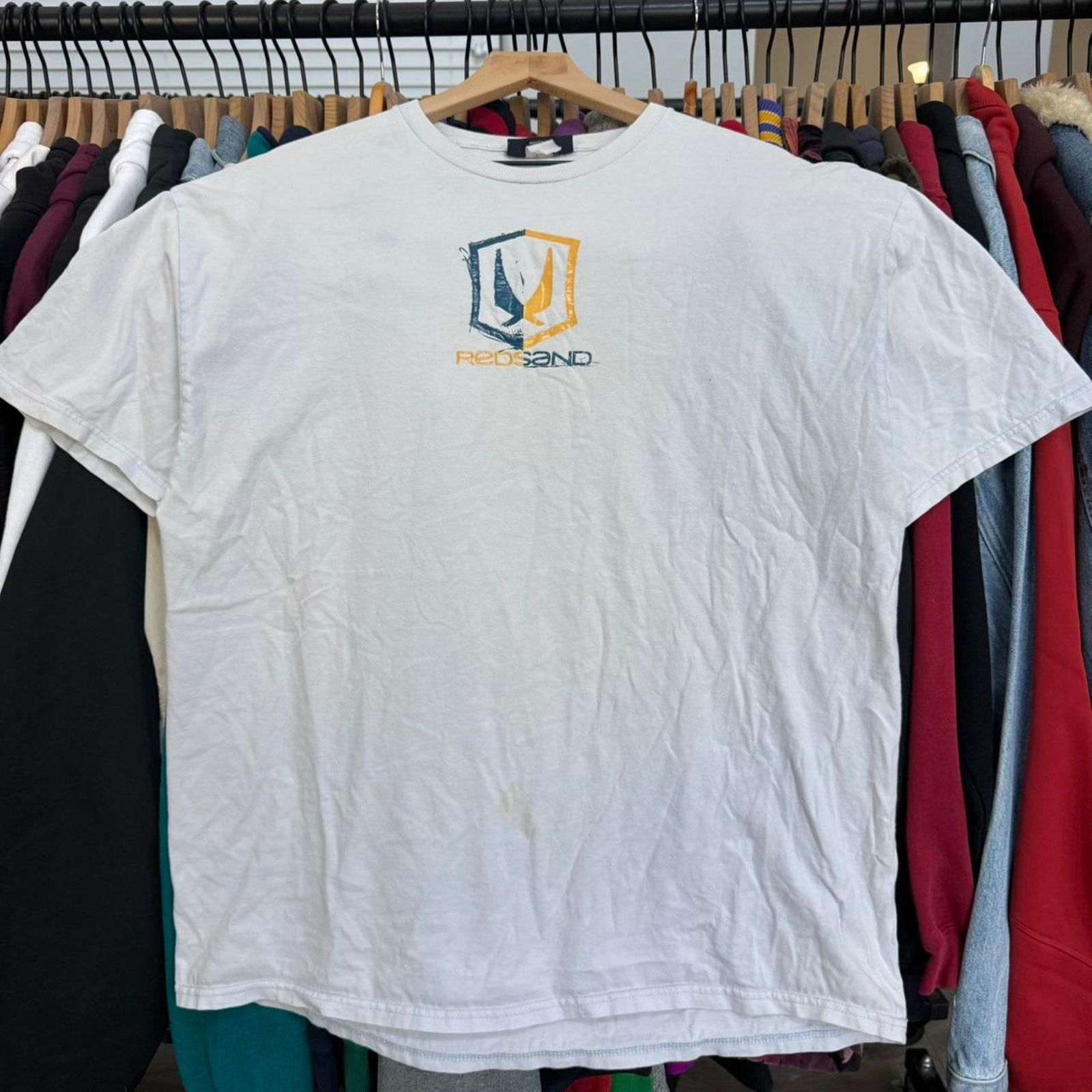 Other Vintage 90s Red Sand Skate Style Tee White Size US XL / EU 56 / 4 - 2 Thumbnail