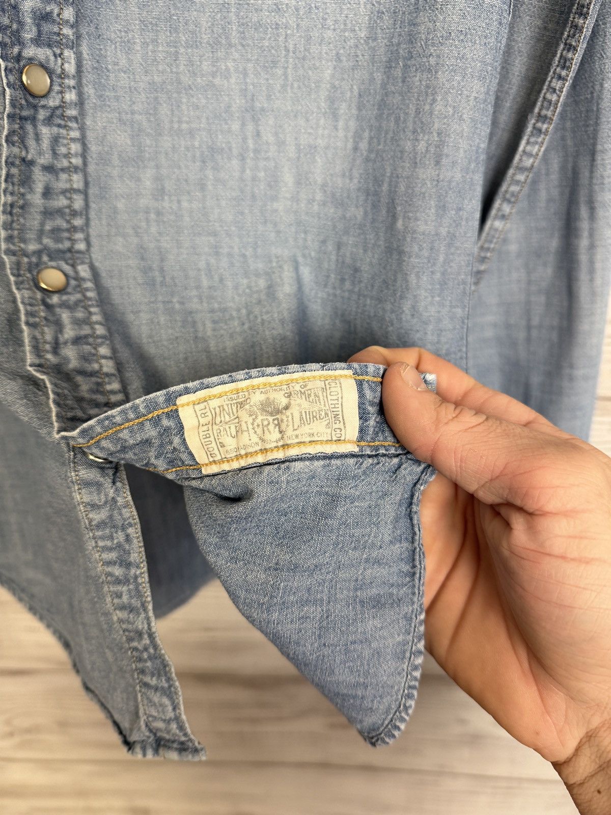 RRL Ralph Lauren Vintage RRL Double RL Ralph Lauren Denim Jacket Size US S / EU 44-46 / 1 - 20 Thumbnail