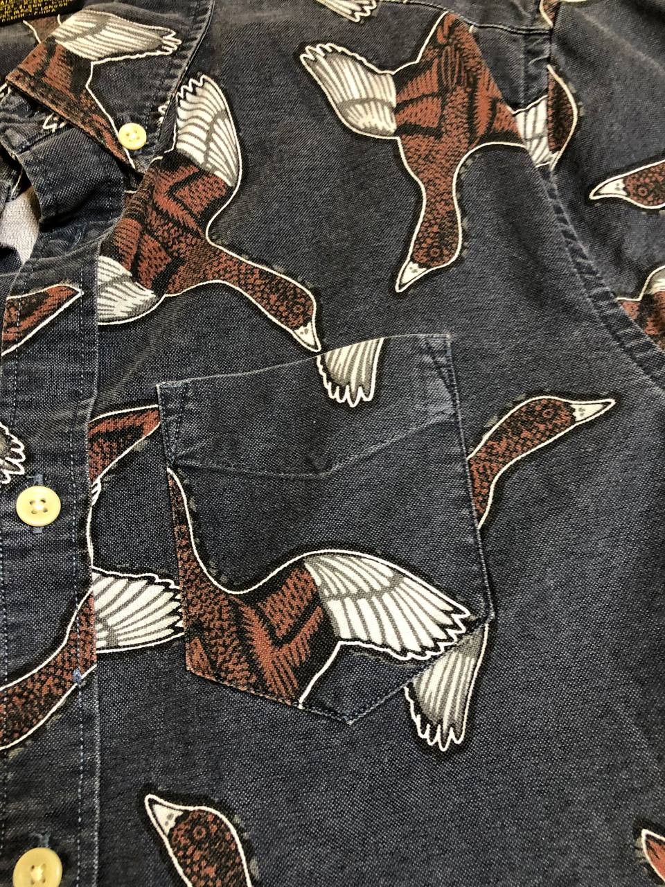 Allsaints Vintage bird print Shirt Allsaints crazy Y2K slim fit Size US XS / EU 42 / 0 - 4 Thumbnail