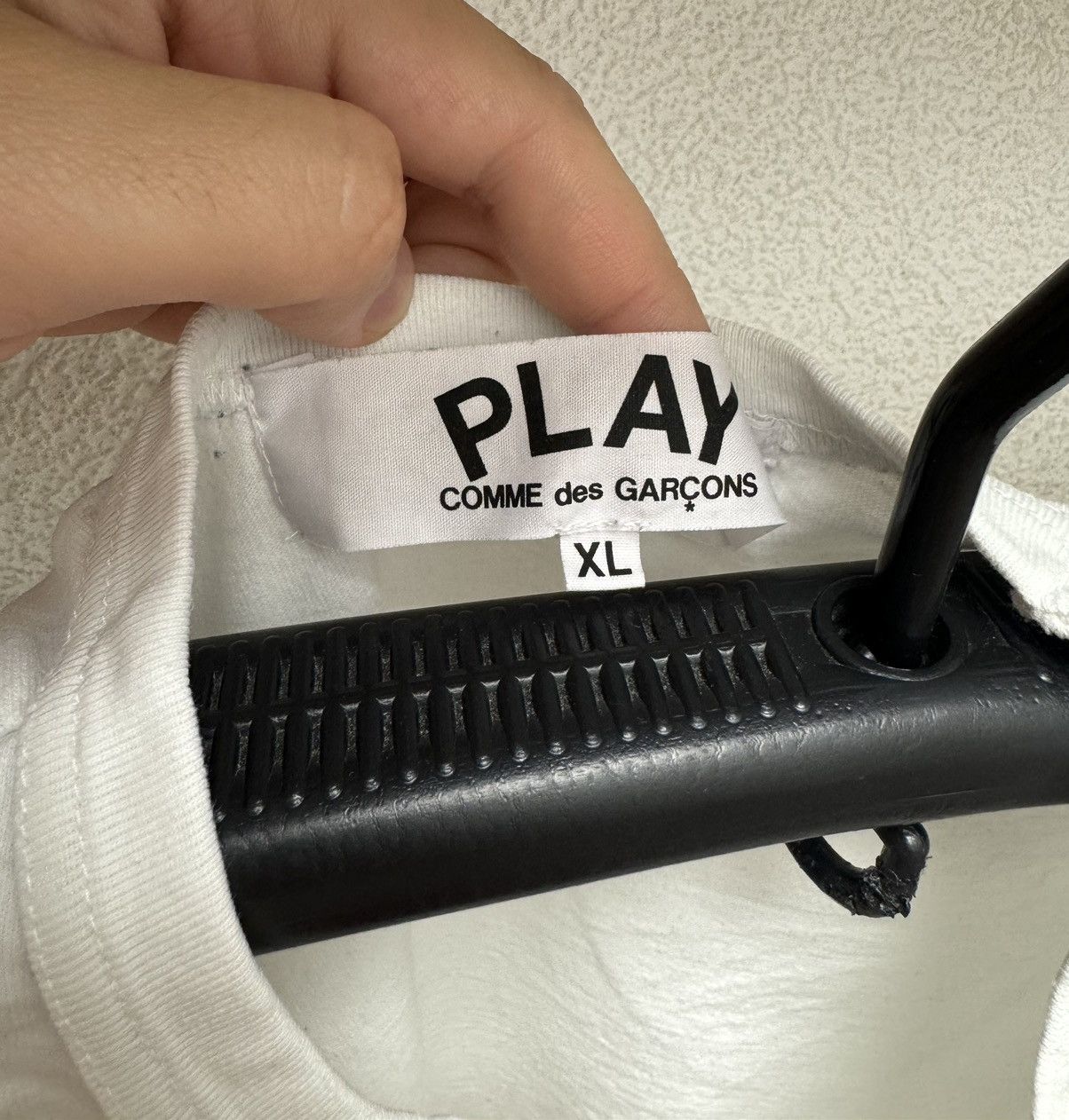 Comme des Garcons Comme Des Garçons Play white t-shirt Xl sz Size US XL / EU 56 / 4 - 7 Thumbnail