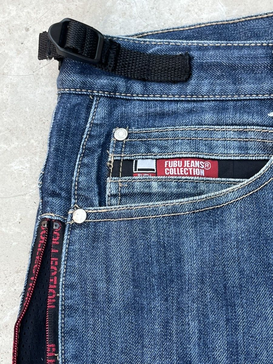 Fubu × Japanese Brand × Vintage CRAZY 90s FUBU NASCAR 🏎️ Size US 34 / EU 50 - 8 Thumbnail