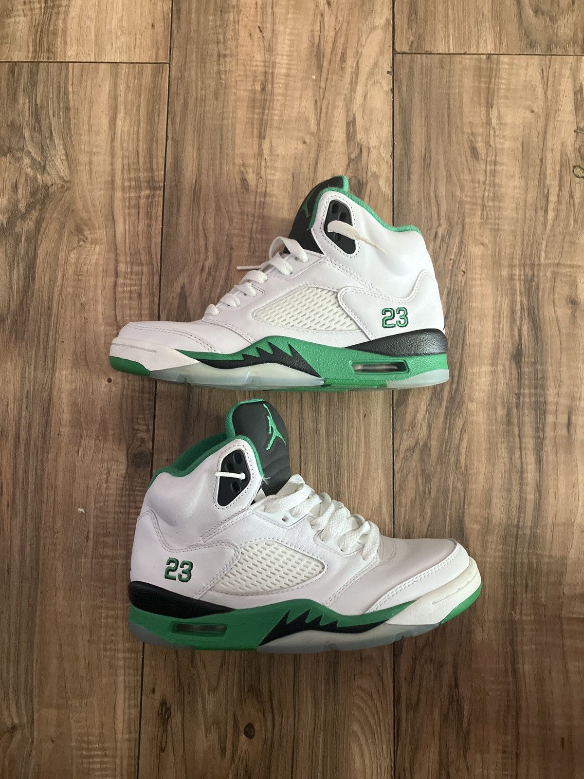 Nike The Women's Air Jordan 5 Lucky Green Size US 6 / IT 36 - 2 Thumbnail