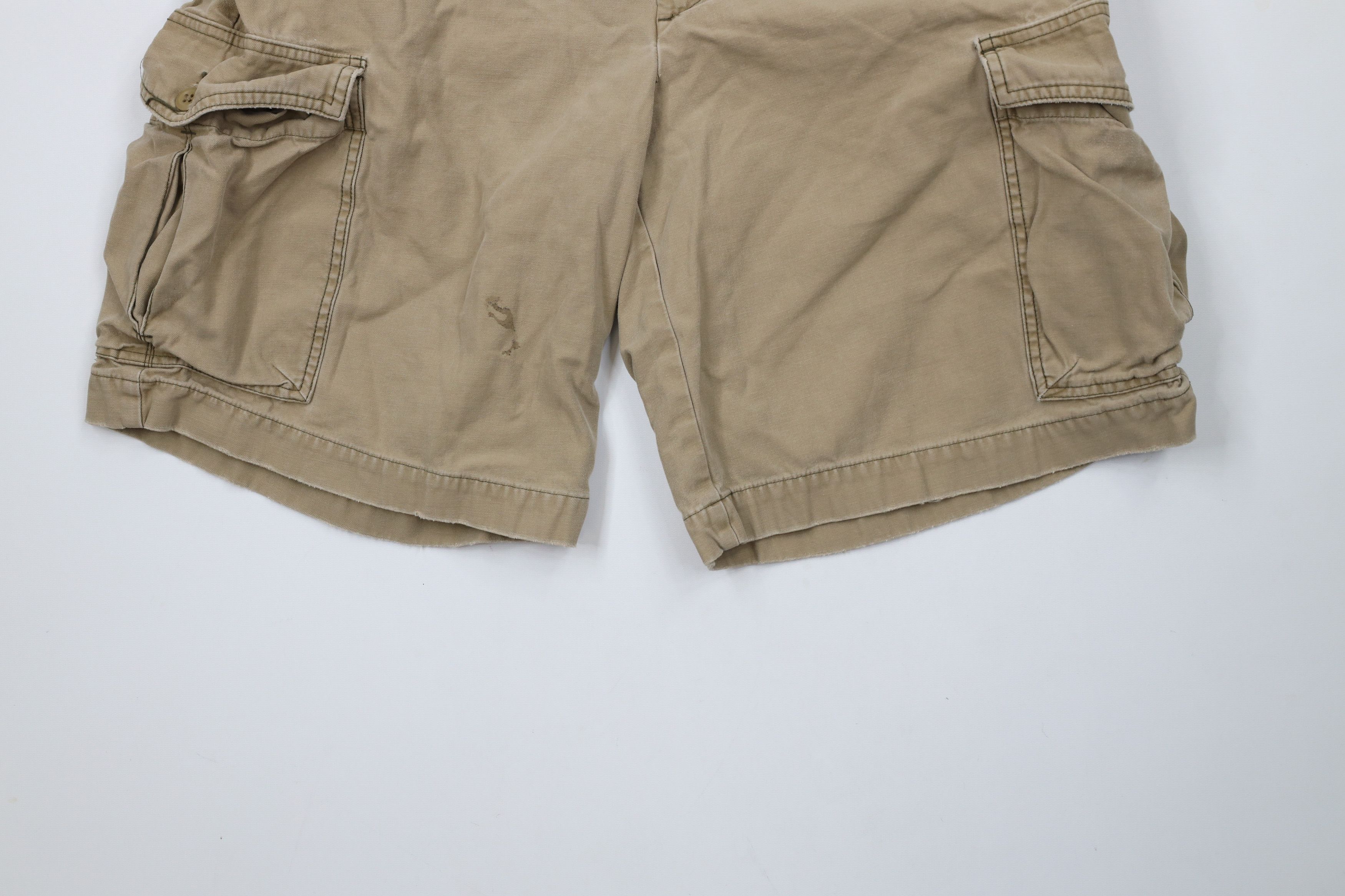 American Eagle Outfitters × Vintage Vintage 90s Y2K American Eagle Outfitters Heavy Cargo Shorts Size US 32 / EU 48 - 4 Thumbnail
